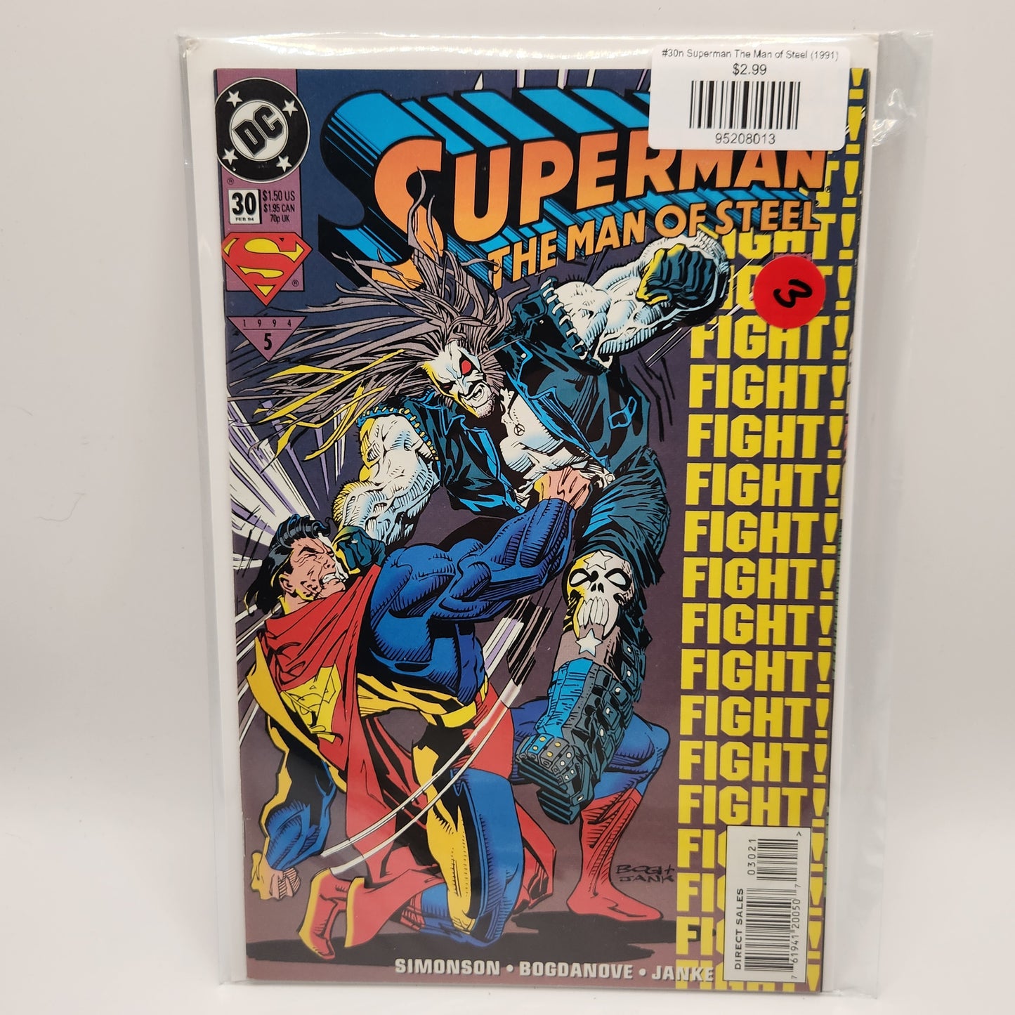 #30n Superman The Man of Steel (1991)