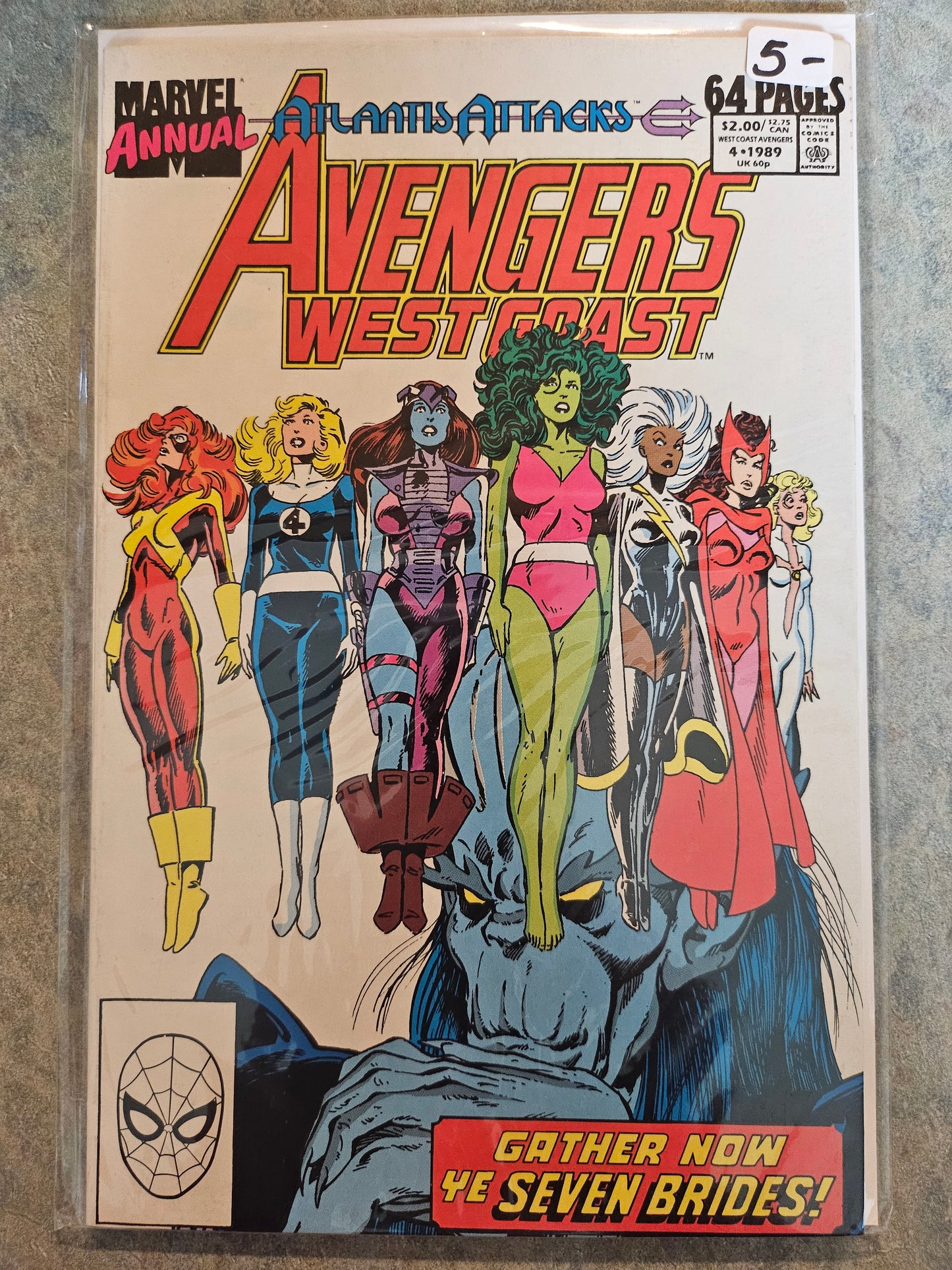 West Coast Avengers Annual – Marvel Comics – (1986–1992) – Volume 1 – #4