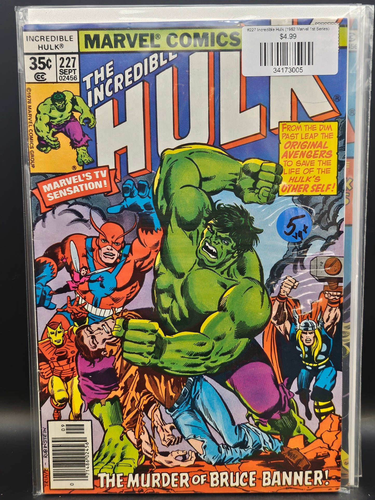 #227 Incredible Hulk (1962 Marvel 1st Series)