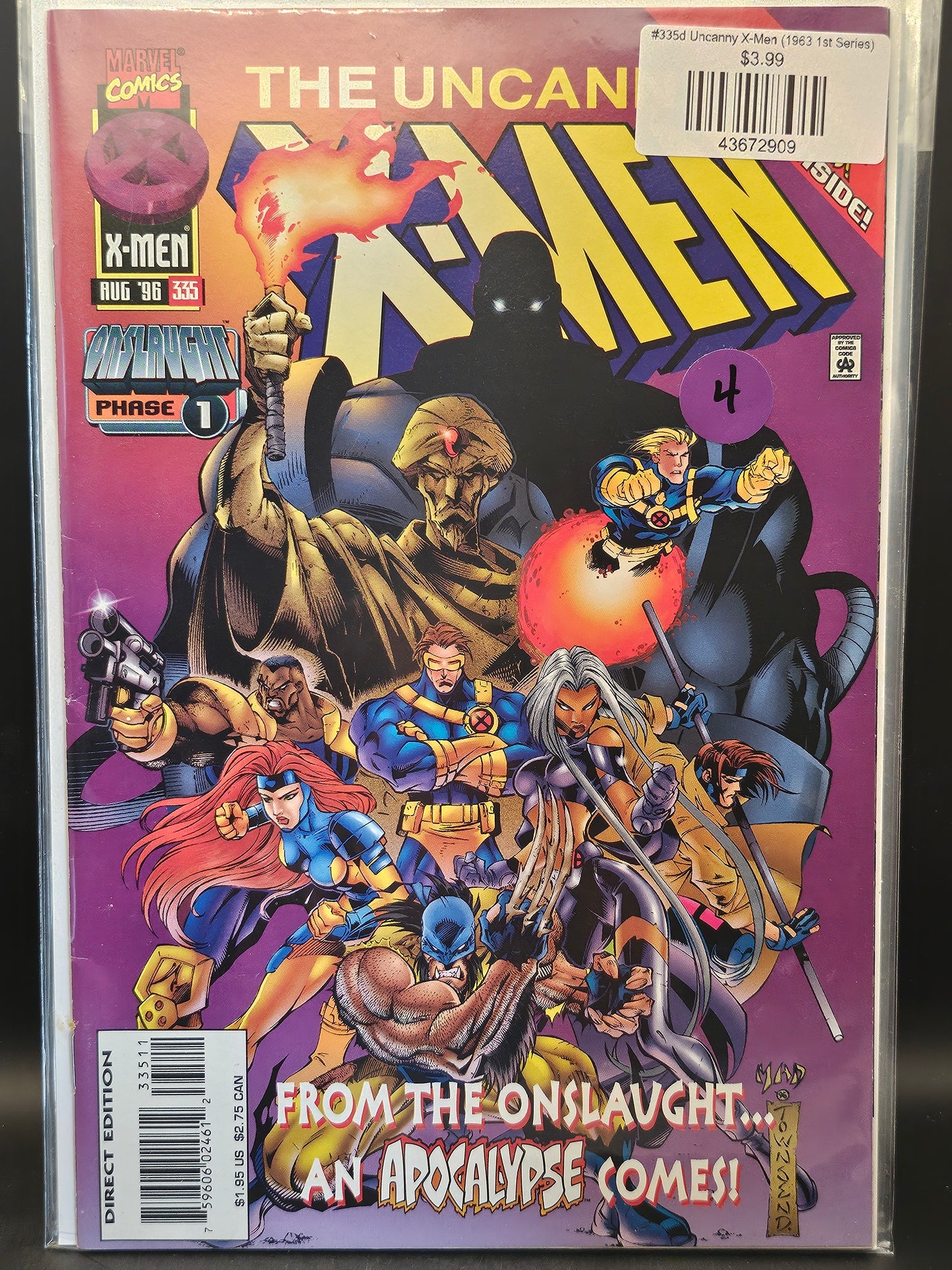 #335d Uncanny X-Men (1963 1st Series)