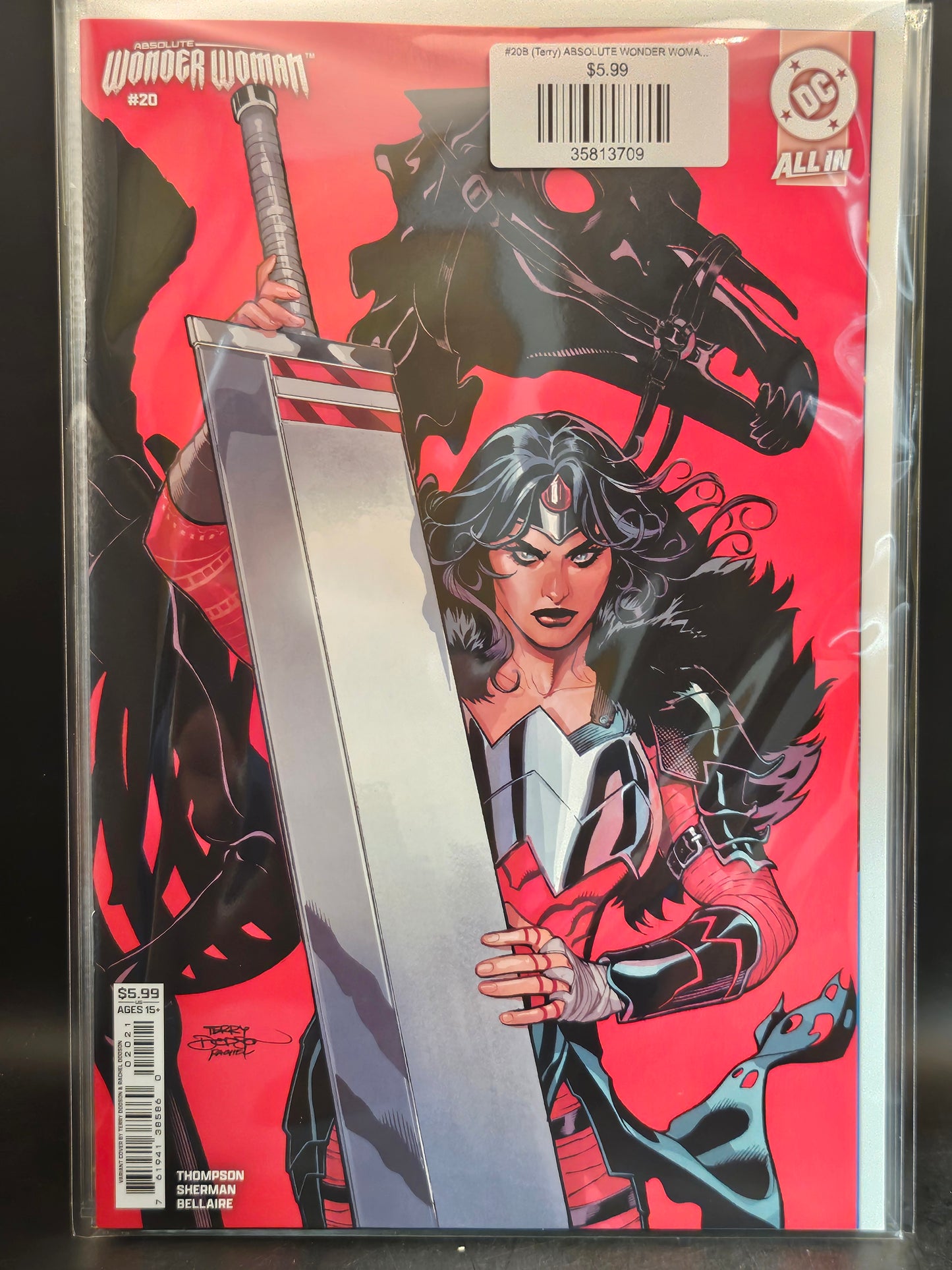 #20B (Terry) ABSOLUTE WONDER WOMAN (TERRY DODSON CARD STOCK VAR)