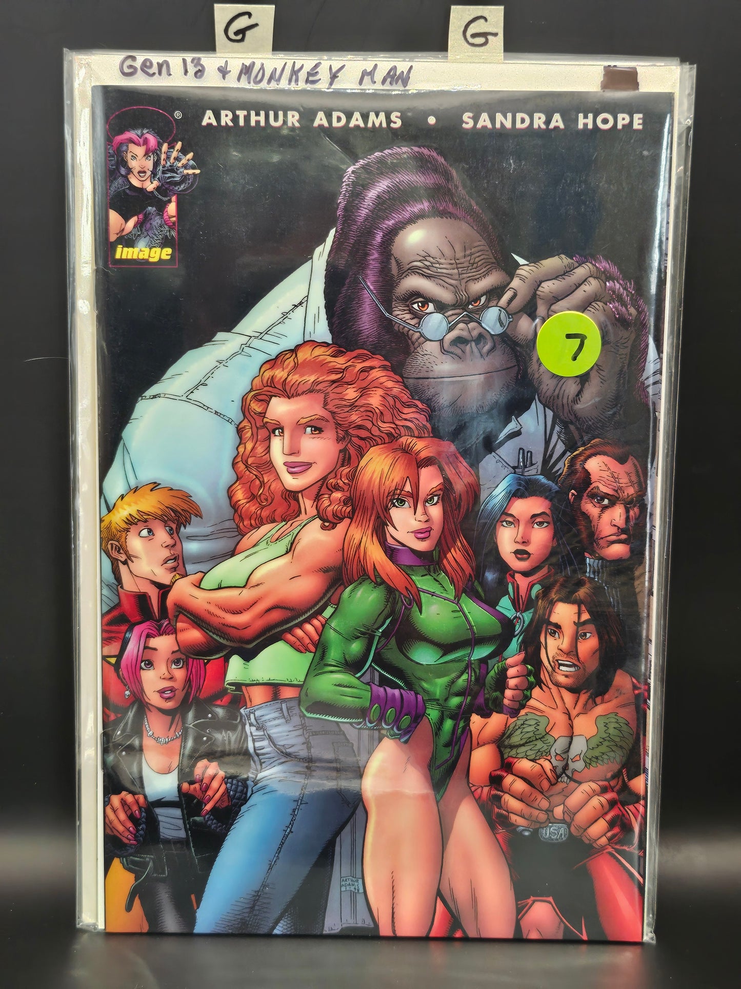 #1 Chromium Cover - Gen 13 Monkeyman and O'Brien (1998)