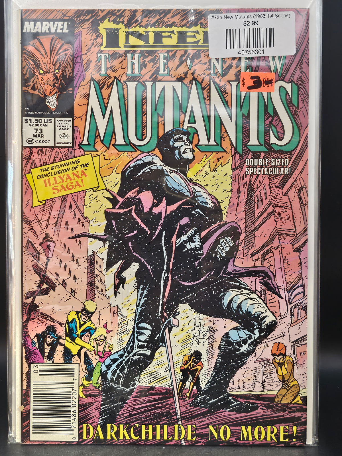#73n New Mutants (1983 1st Series)
