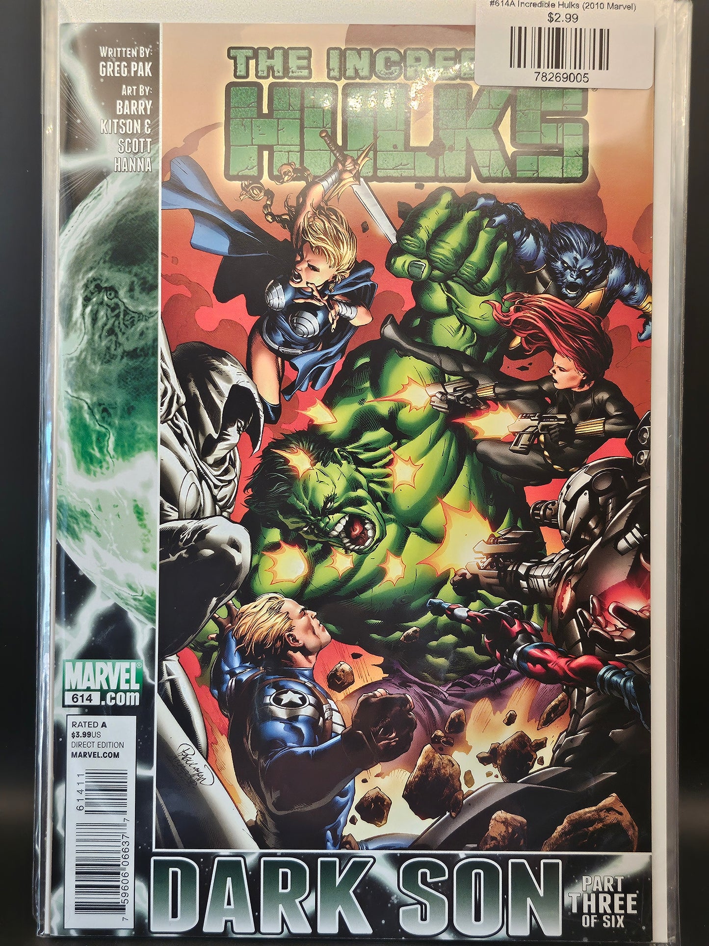 #614A Incredible Hulks (2010 Marvel)