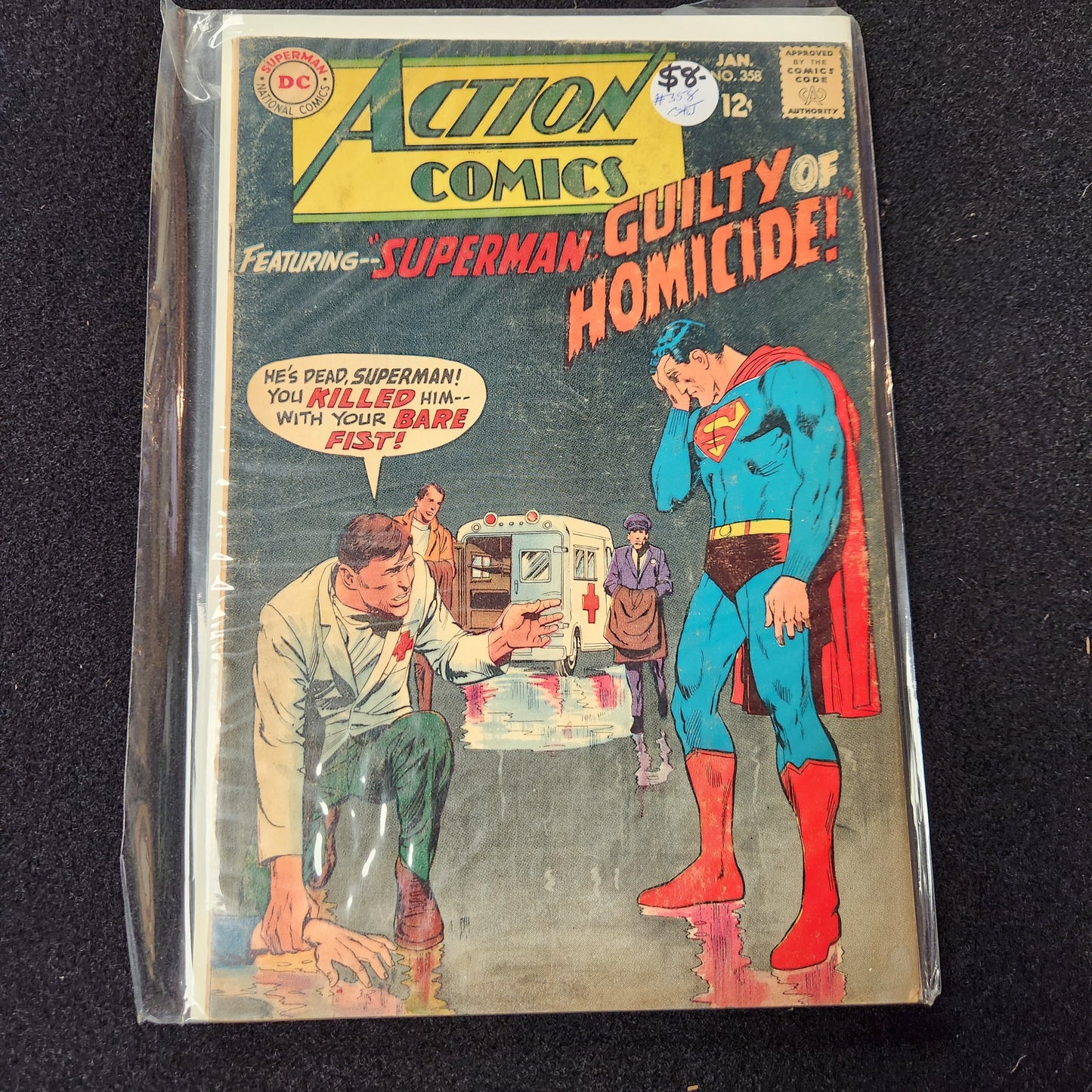 Action Comics #358 - Superman Guilty of Homicide (DC 1968)