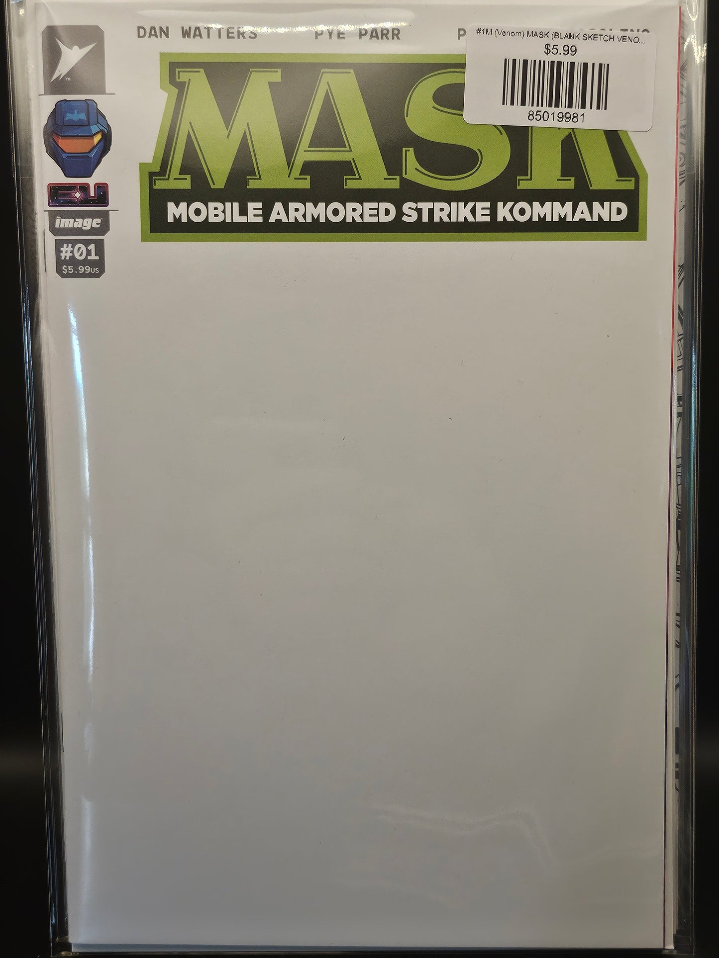#1M (Venom) MASK (BLANK SKETCH VENOM BLANK SKETCH VAR)
