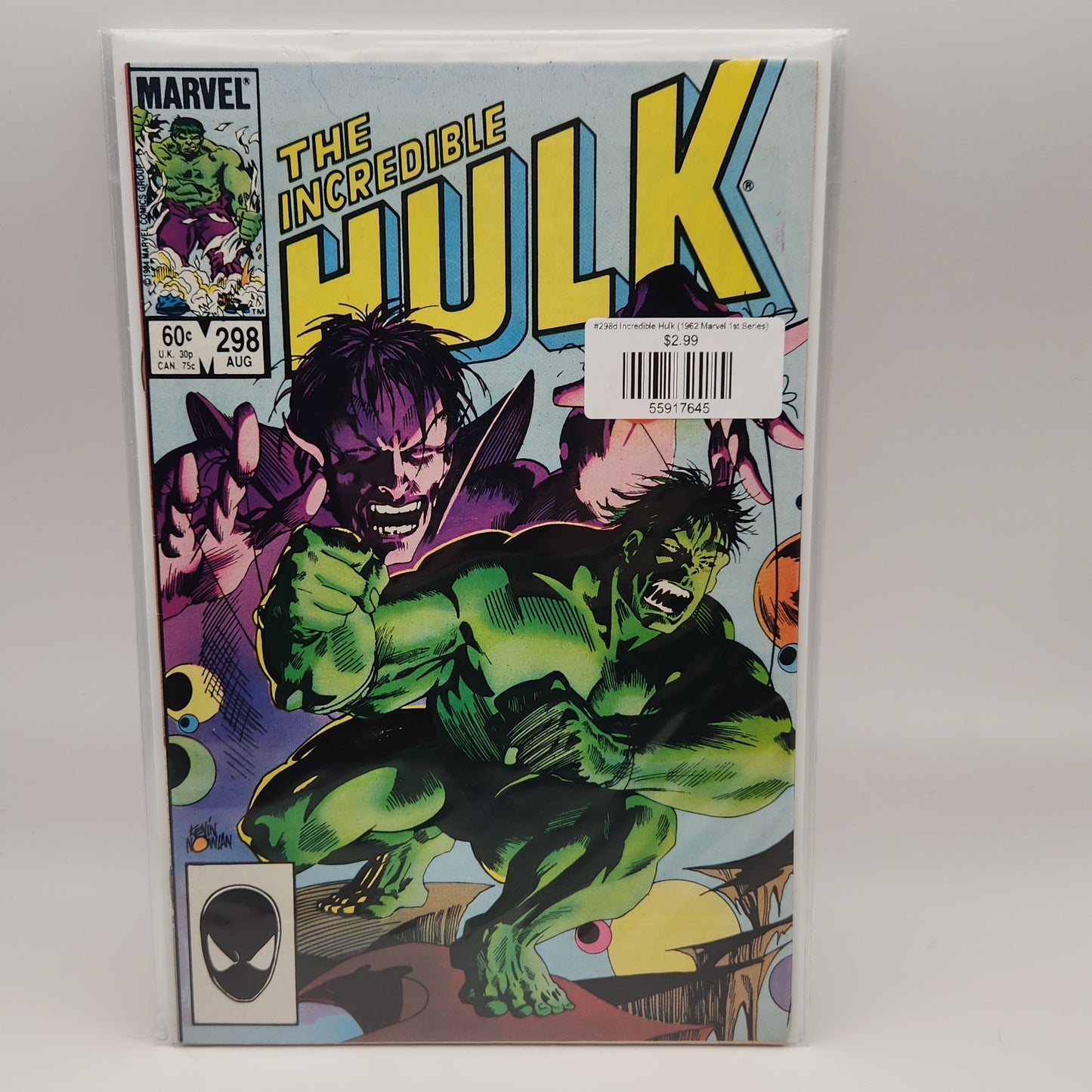 #298d Incredible Hulk (1962 Marvel 1st Series)
