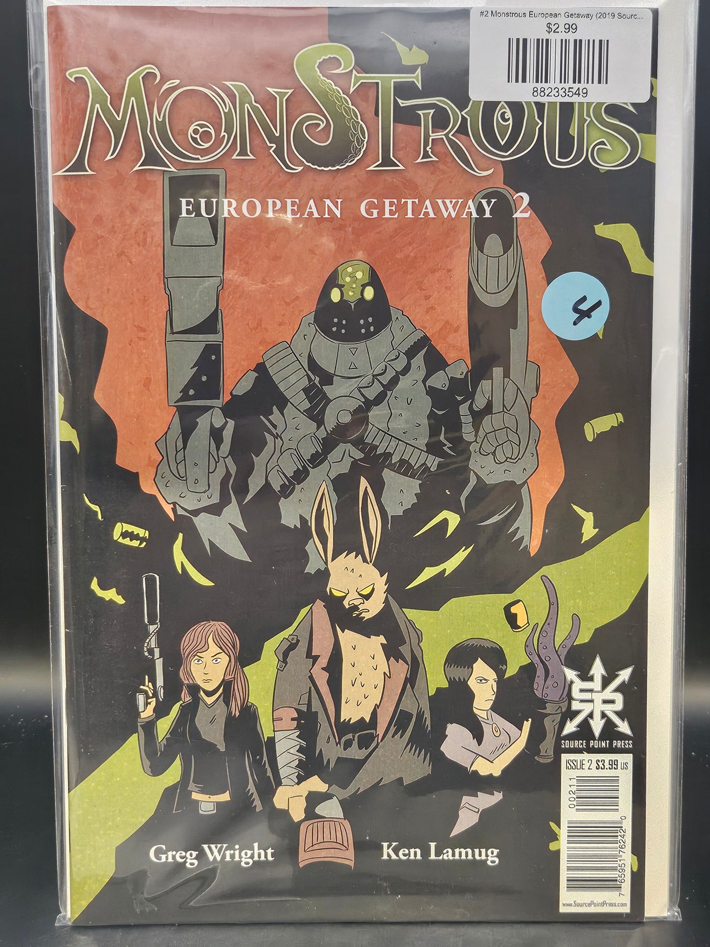 #2 Monstrous European Getaway (2019 Source Point Press)