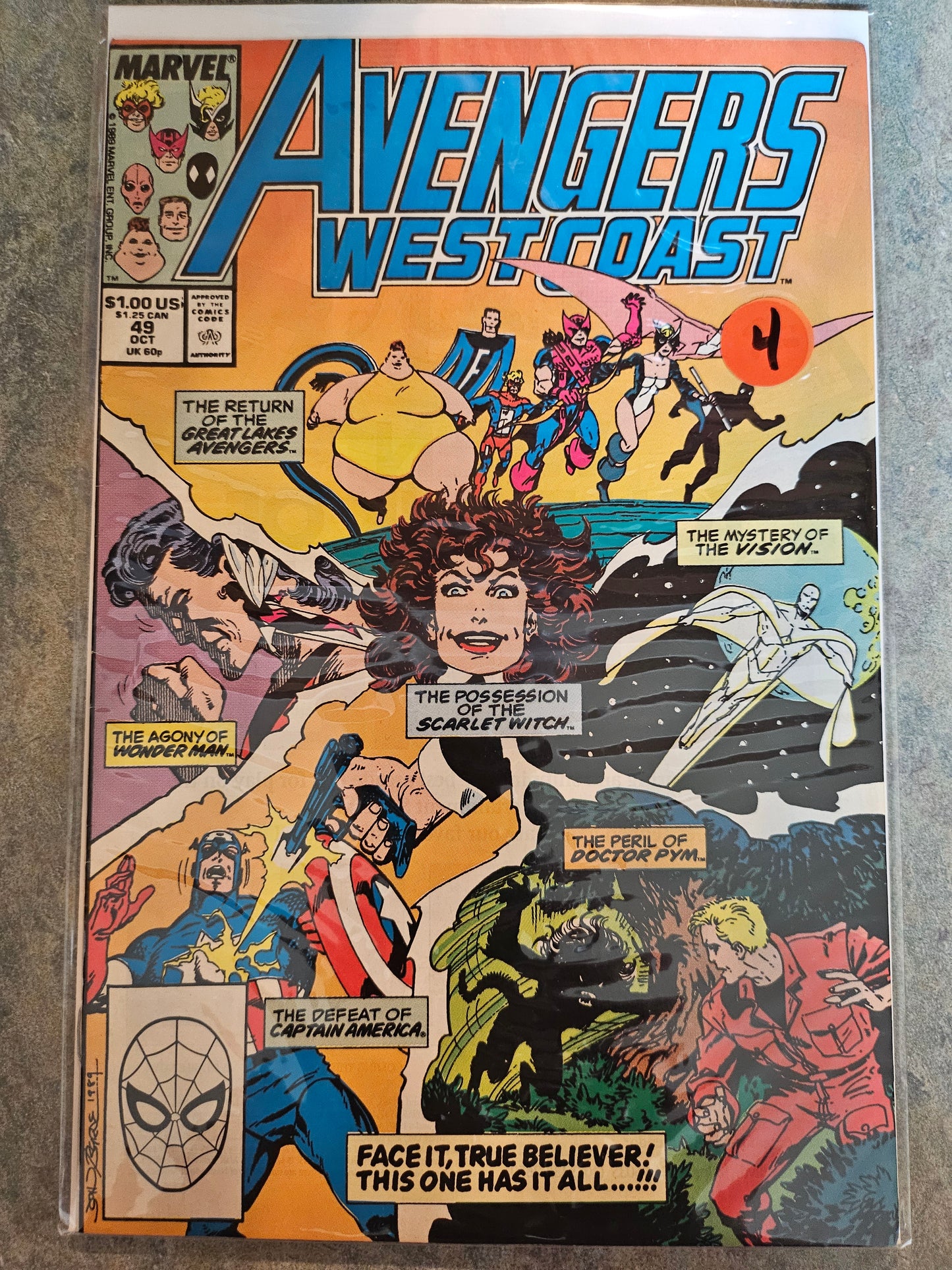 Avengers West Coast – Marvel Comics – (1989–1994) – Volume 1 – #49