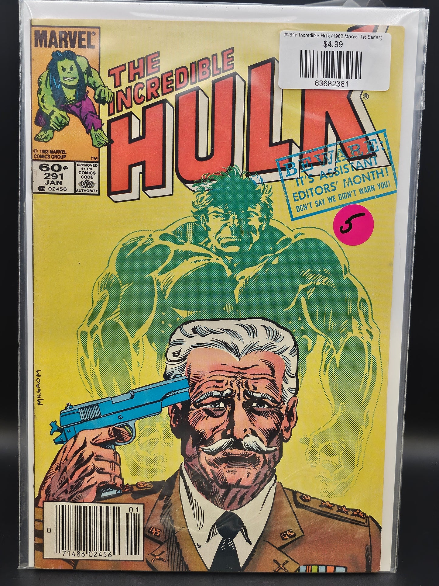 #291n Incredible Hulk (1962 Marvel 1st Series)