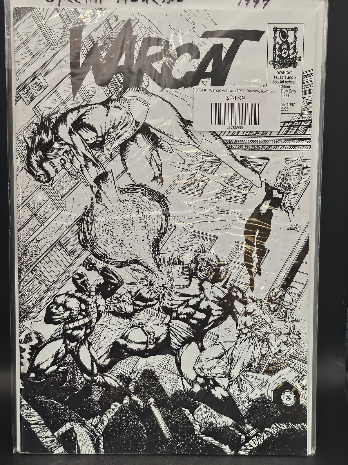 (OS) #1 Warcat Ashcan (1997 Eternity) (Limited to 1000 Copies)