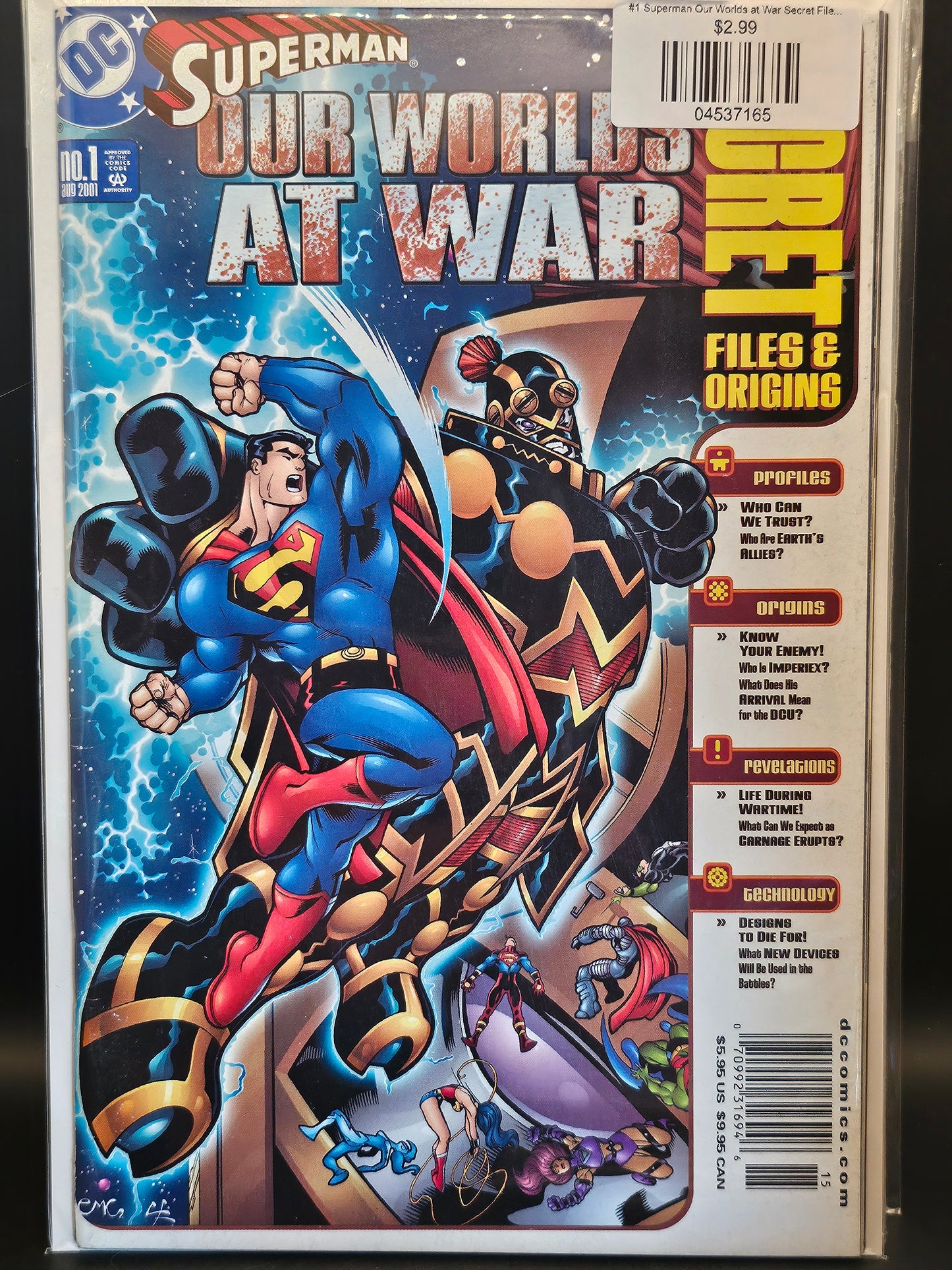 #1 Superman Our Worlds at War Secret Files (2001)