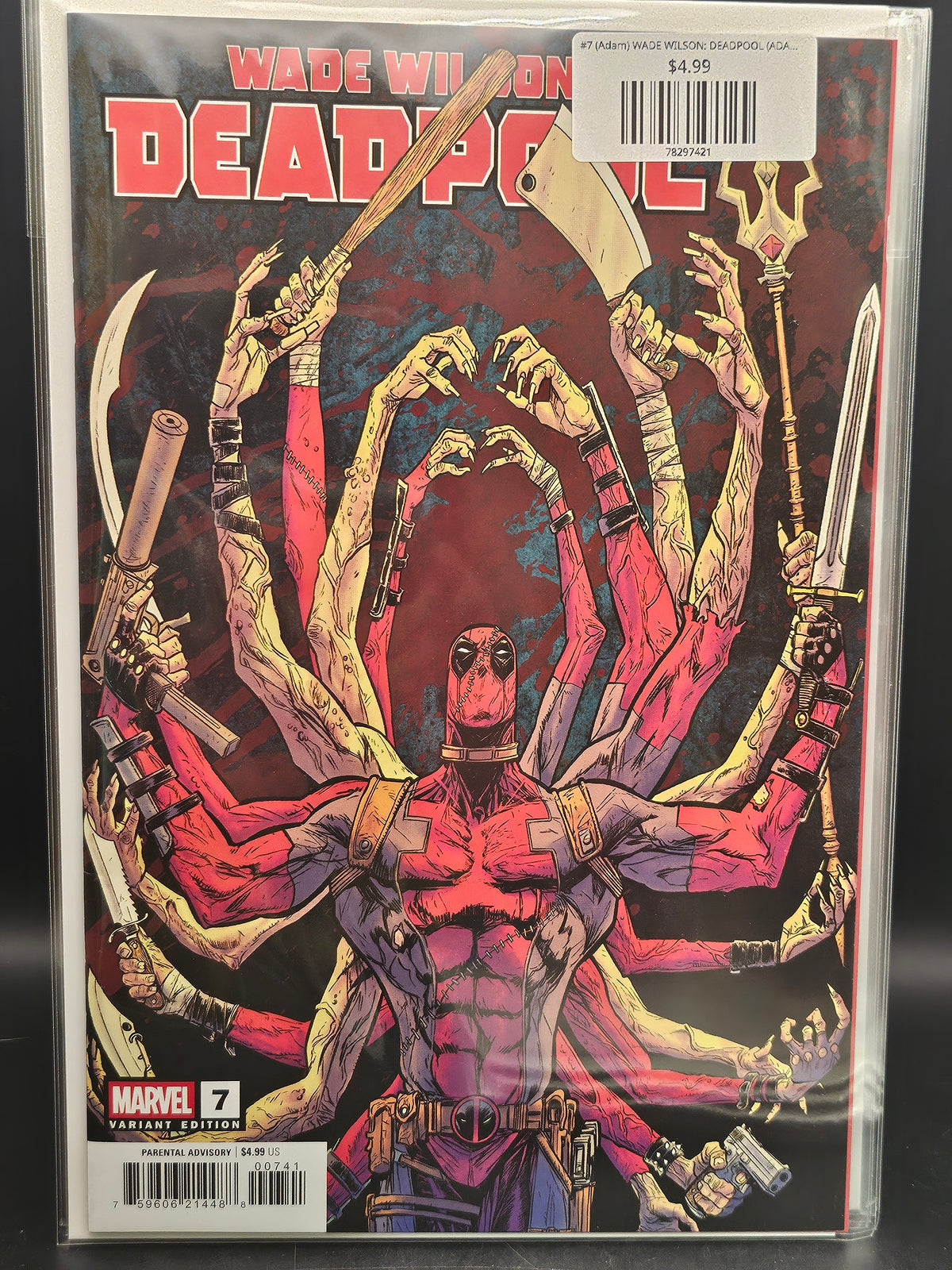 #7 (Adam) WADE WILSON: DEADPOOL (ADAM POLLINA VARIANT)