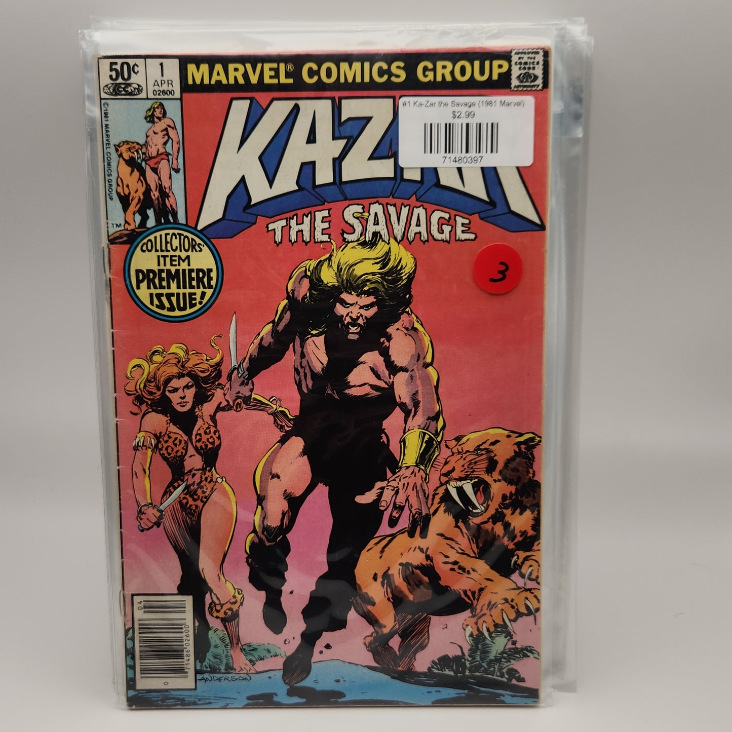 #1 Ka-Zar the Savage (1981 Marvel)