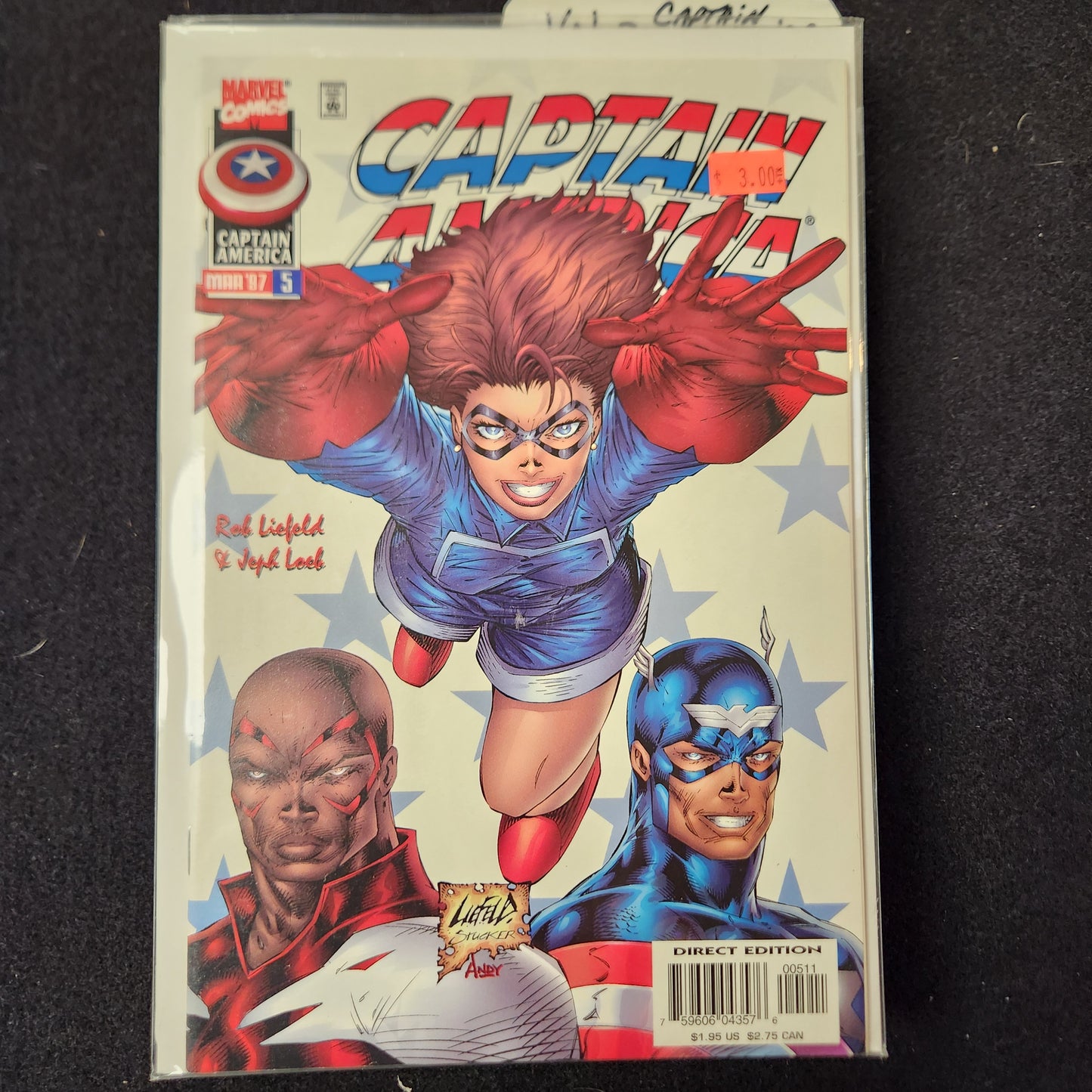 Captain America – Marvel – 1996–1997 – Volume 2 – Ongoing Series – #5 - Cover B