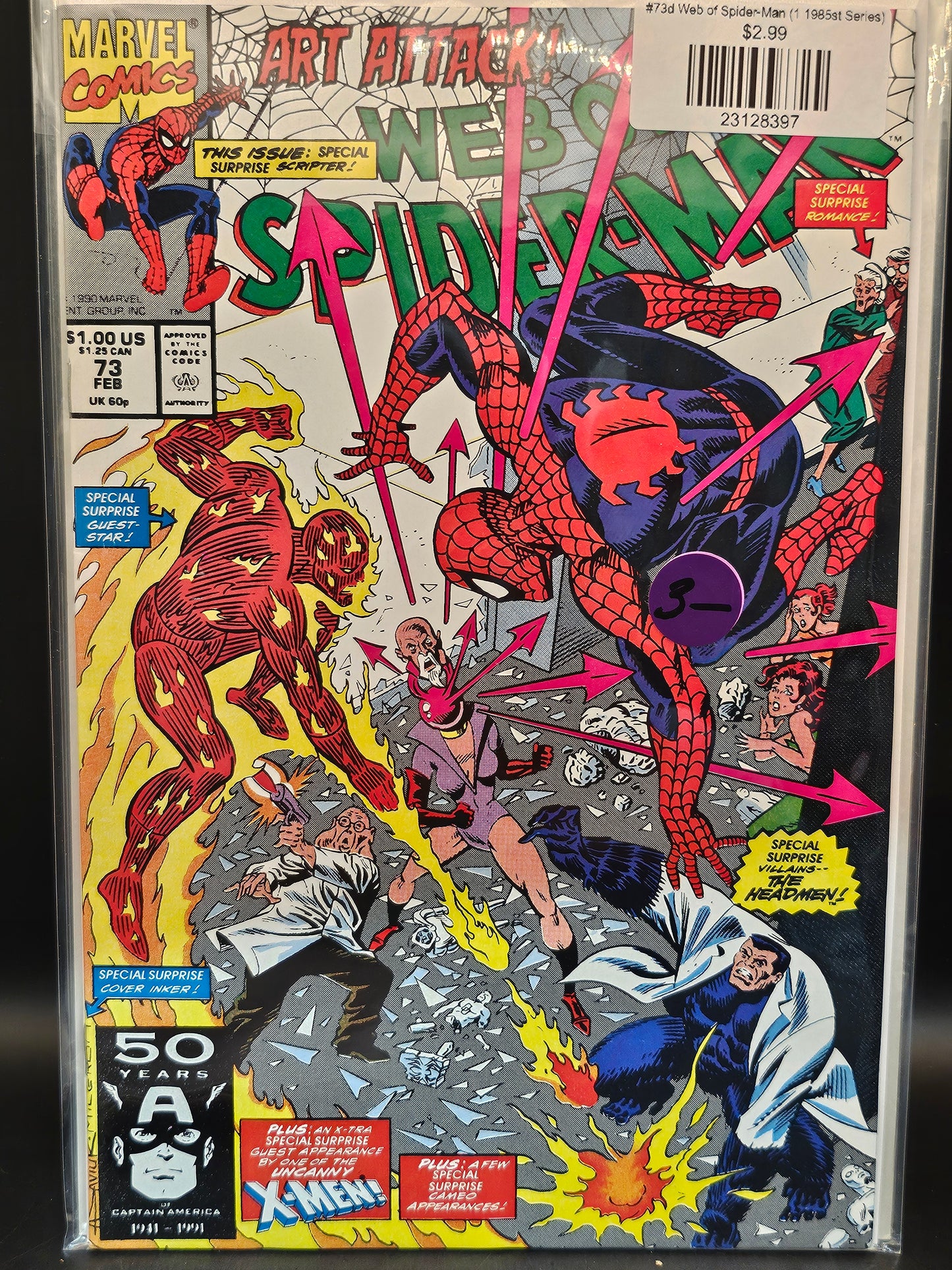 #73d Web of Spider-Man (1985 1st Series)