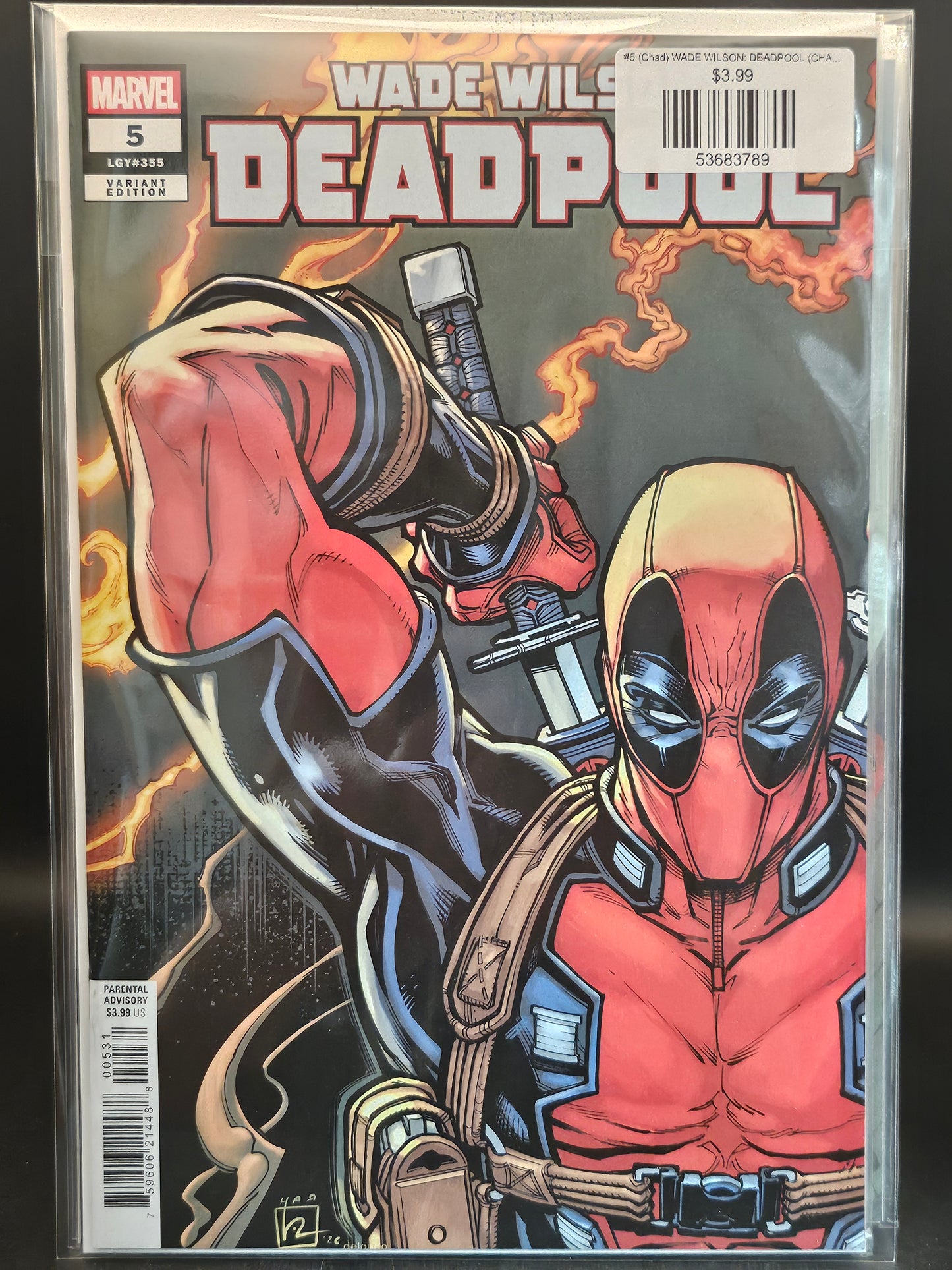 #5 (Chad) WADE WILSON: DEADPOOL (CHAD HARDIN VARIANT)