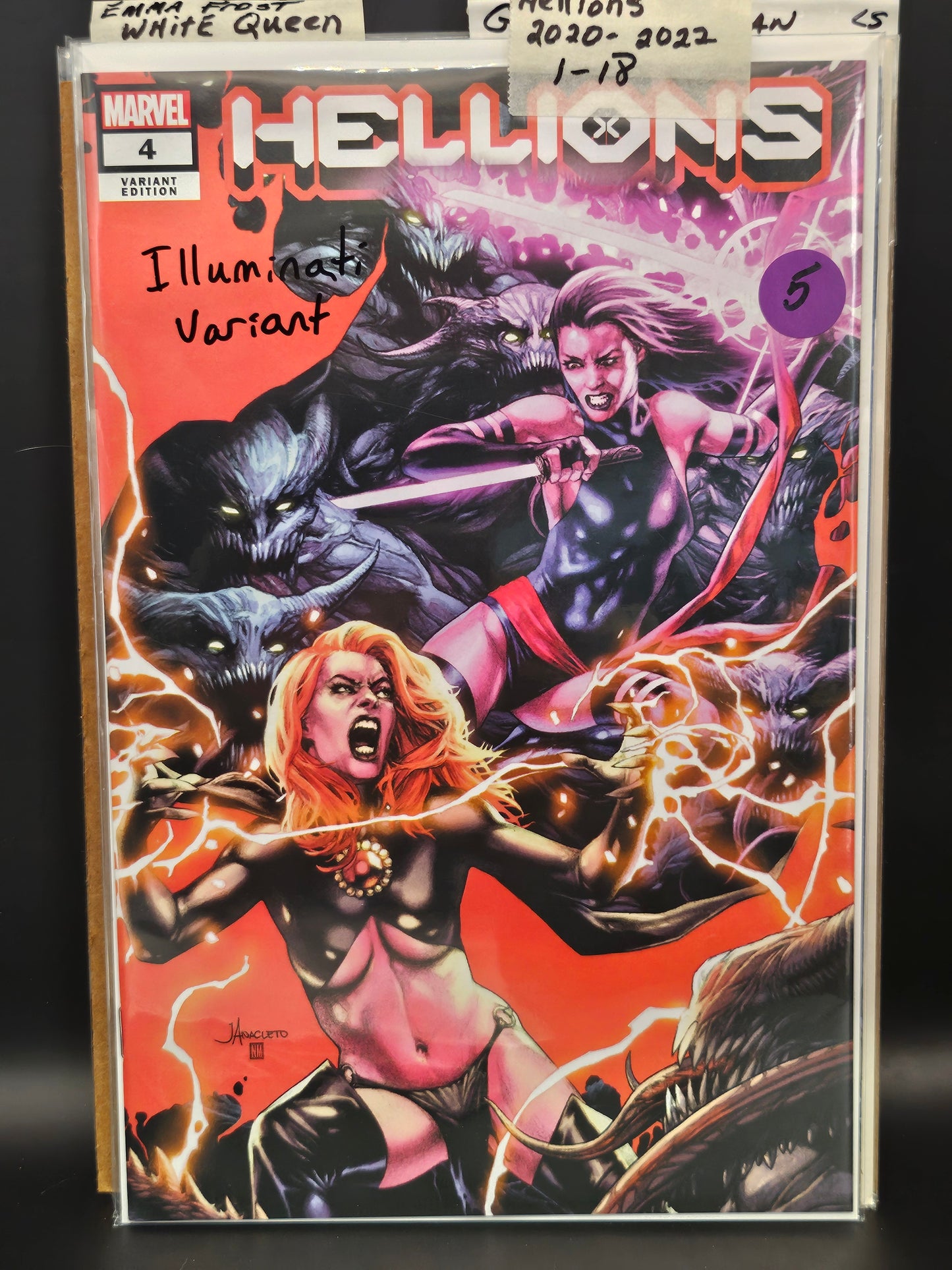 #4 Illuminati Cover - Hellions (2020 Marvel)