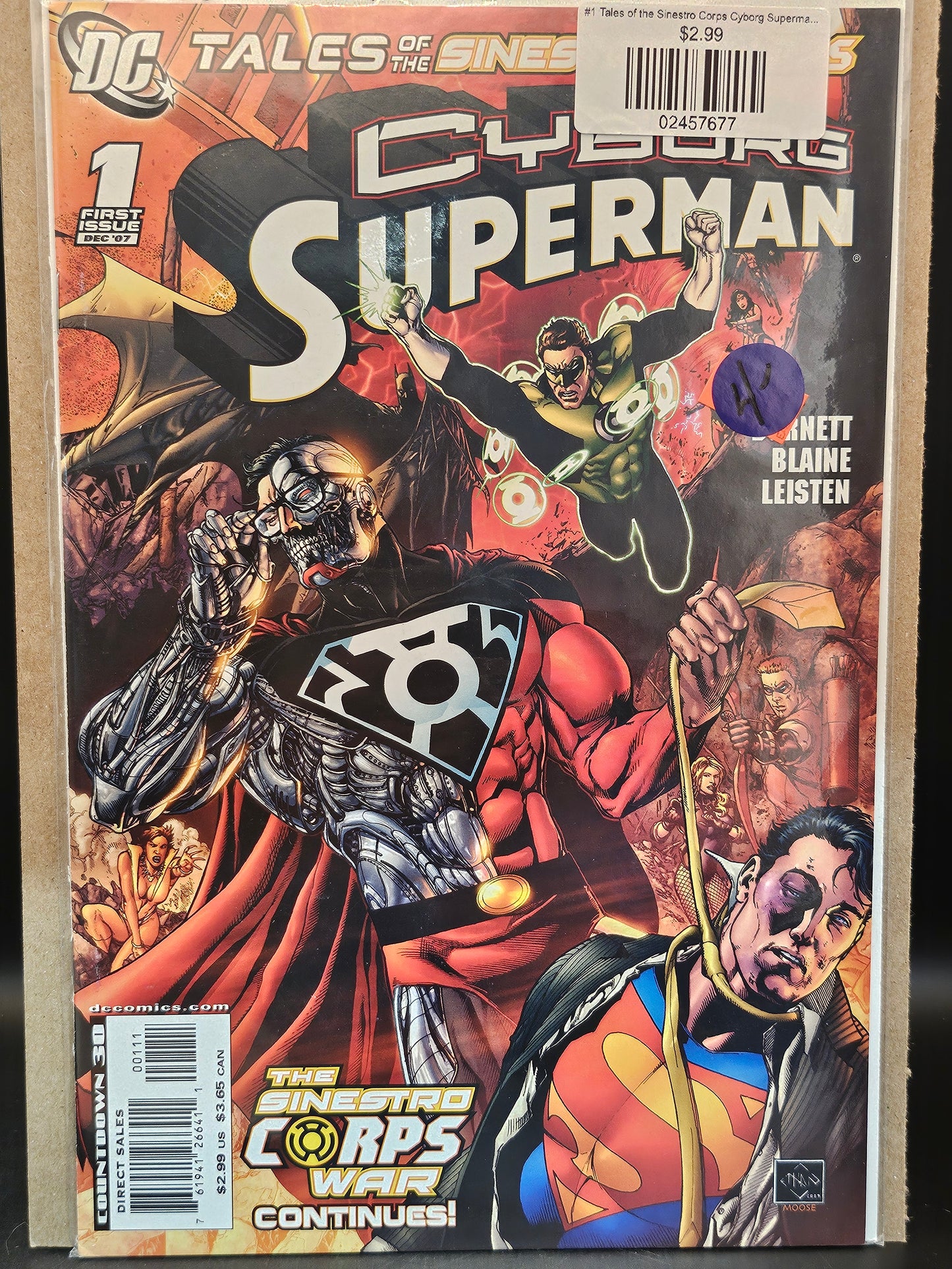 #1 Tales of the Sinestro Corps Cyborg Superman (2007)