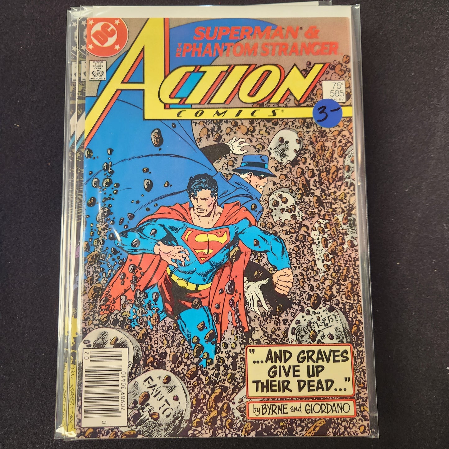 Action Comics #585 - And the Graves Give Up Their Dead (DC 1987)