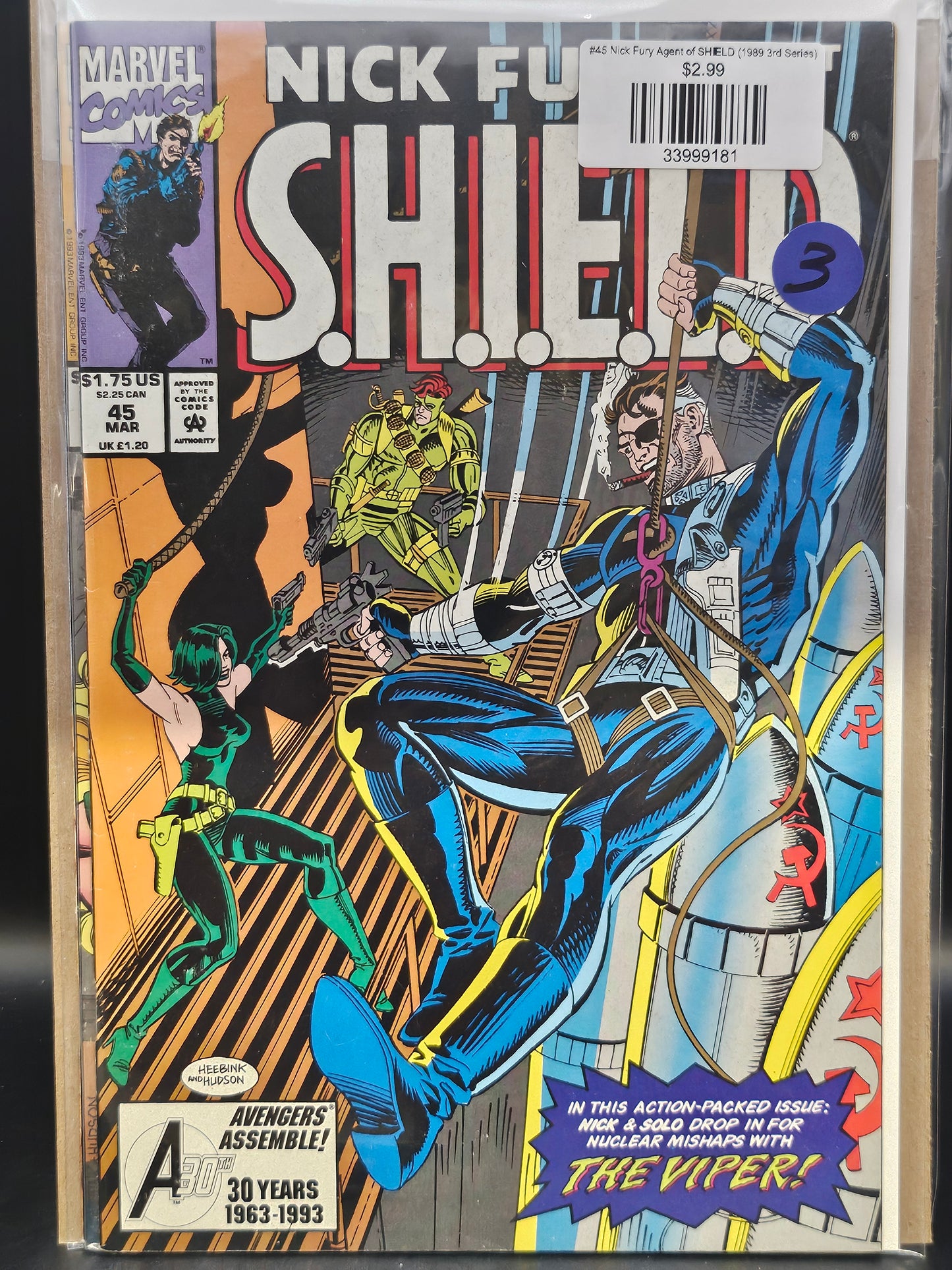 #45 Nick Fury Agent of SHIELD (1989 3rd Series)