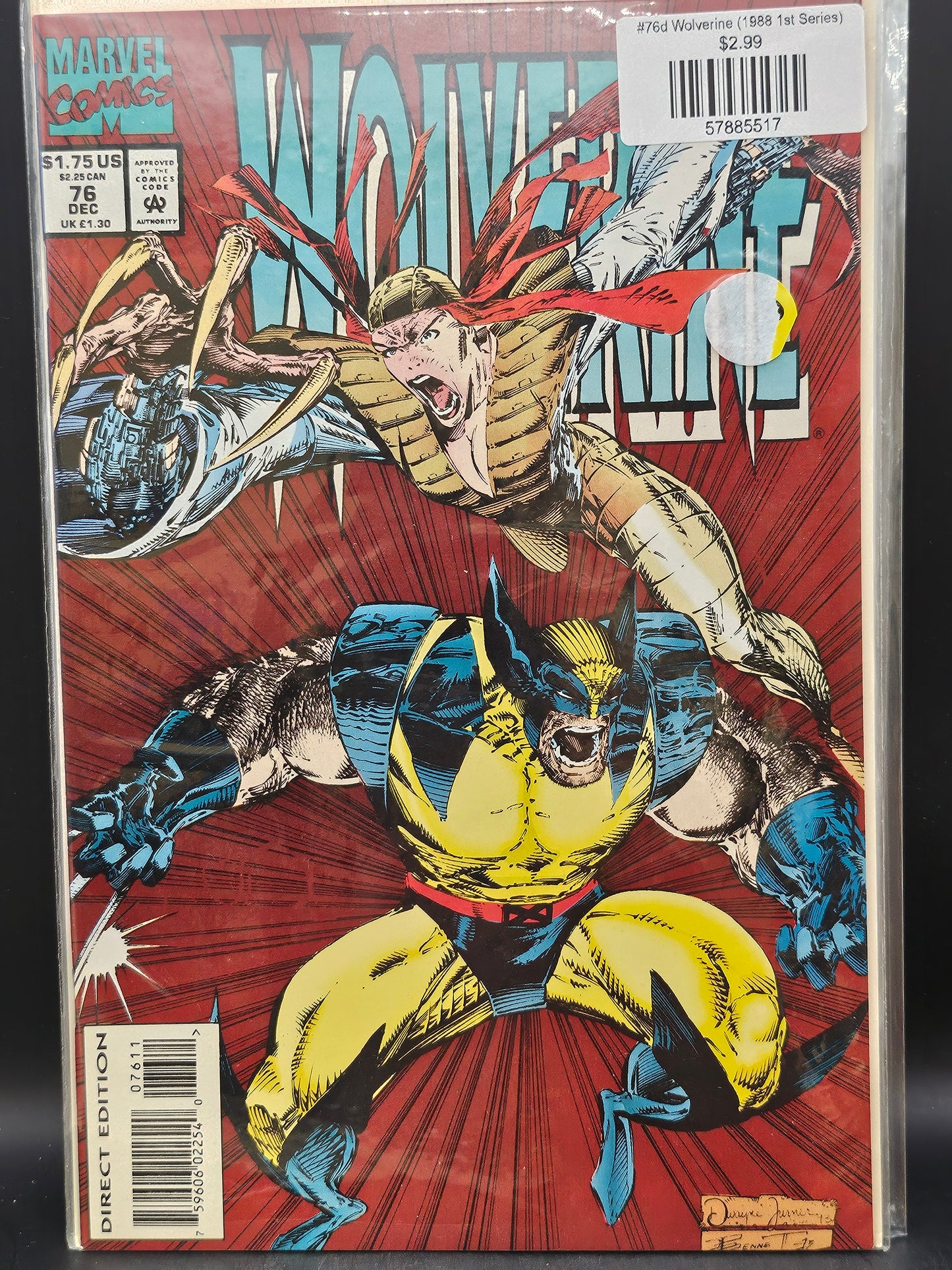 #76d Wolverine (1988 1st Series)