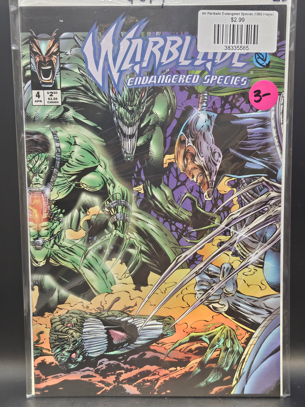 #4 Warblade Endangered Species (1995 Image)