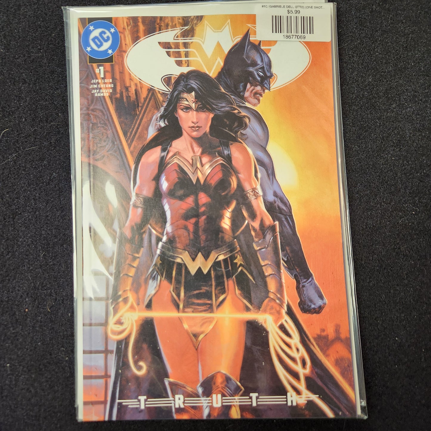 #1C (GABRIELE DELL OTTO) (ONE SHOT) BATMAN WONDER WOMAN TRUTH (VAR)