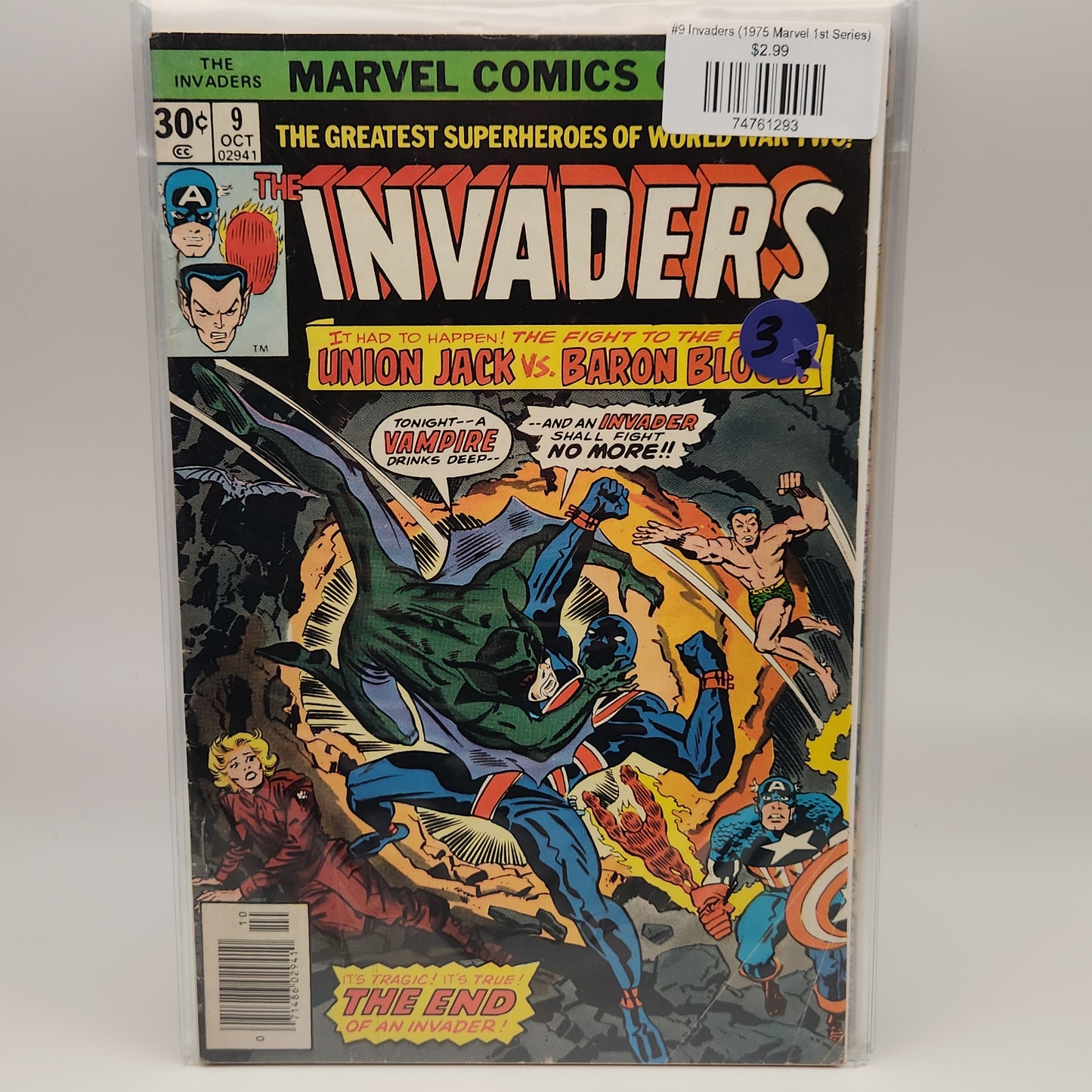 #9 Invaders (1975 Marvel 1st Series)