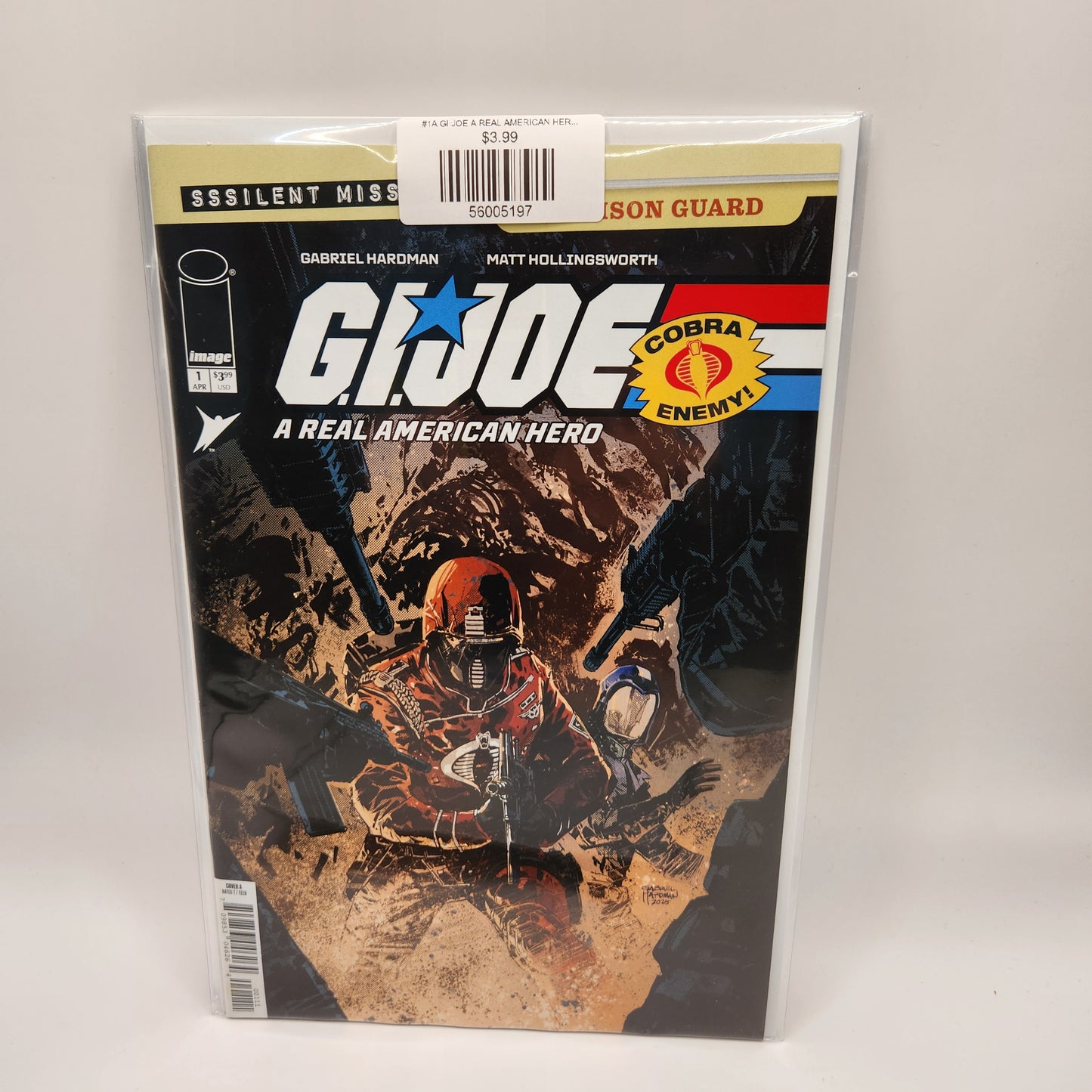 #1A GI JOE A REAL AMERICAN HERO SSSILENT MISSIONS CRIMSON GUARD (ONE SHOT) GABRIEL HARDMAN