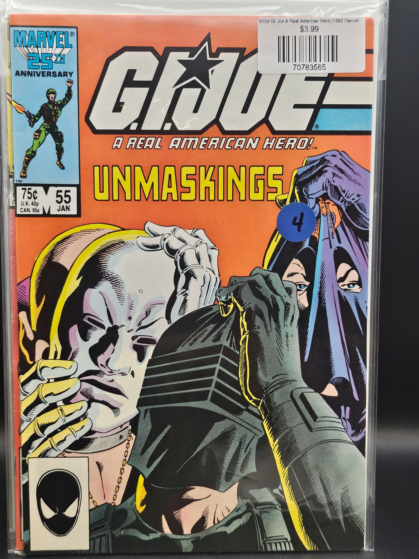 #55d GI Joe A Real American Hero (1982 Marvel)