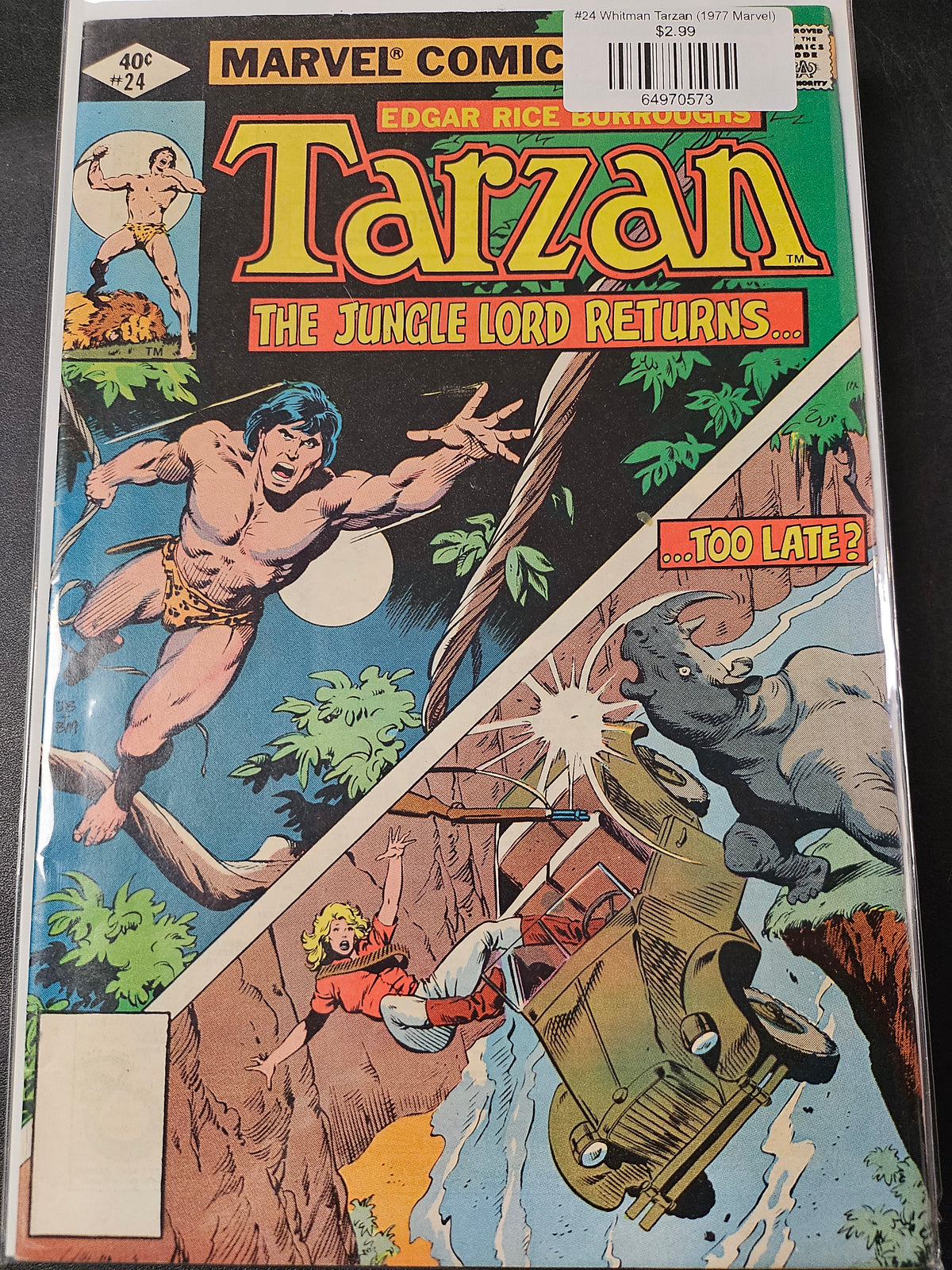 #24 Whitman Tarzan (1977 Marvel)