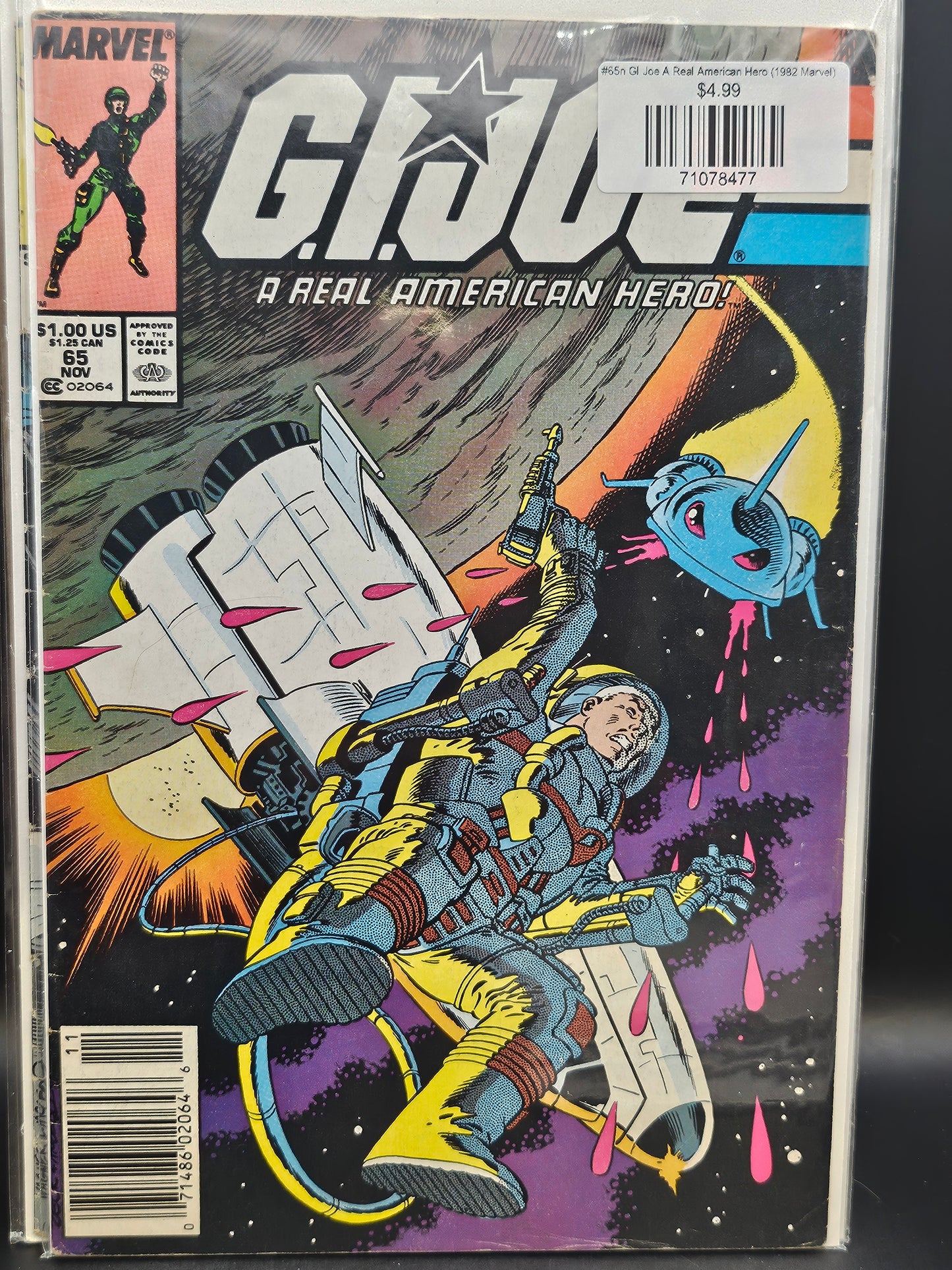 #65n GI Joe A Real American Hero (1982 Marvel)
