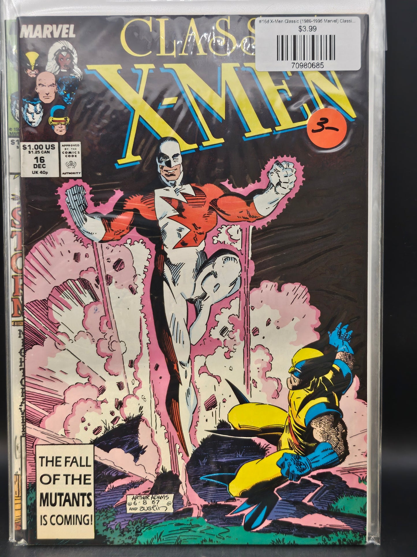 #16d X-Men Classic (1986-1995 Marvel) Classic X-Men
