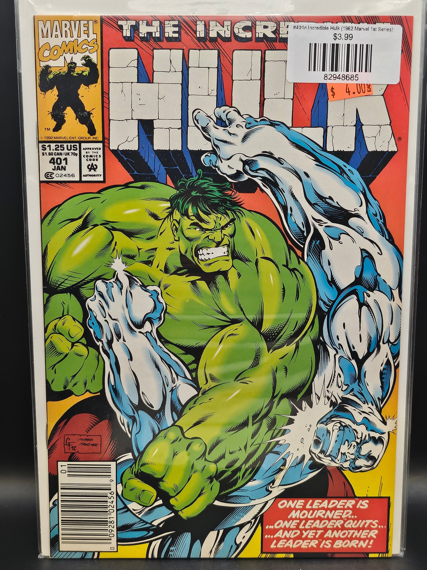 #401n Incredible Hulk (1962 Marvel 1st Series)