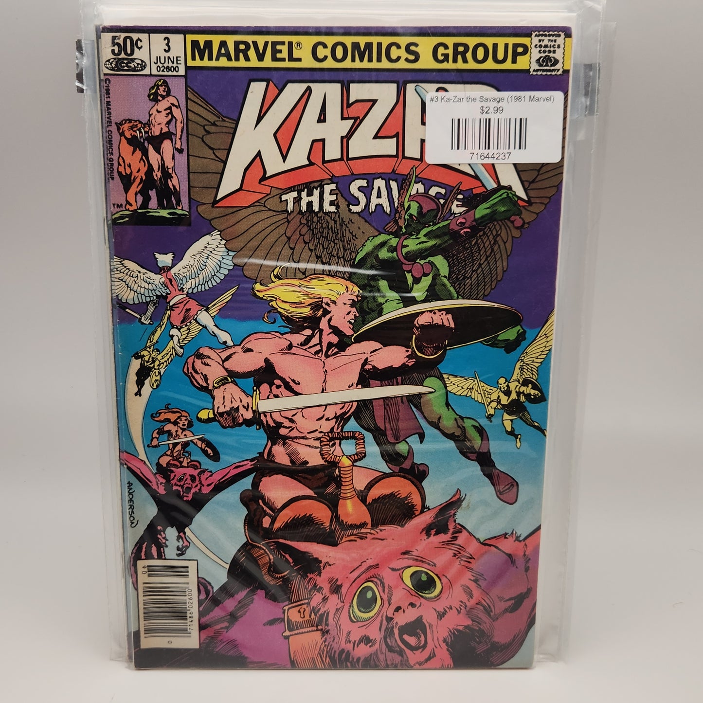 #3 Ka-Zar the Savage (1981 Marvel)
