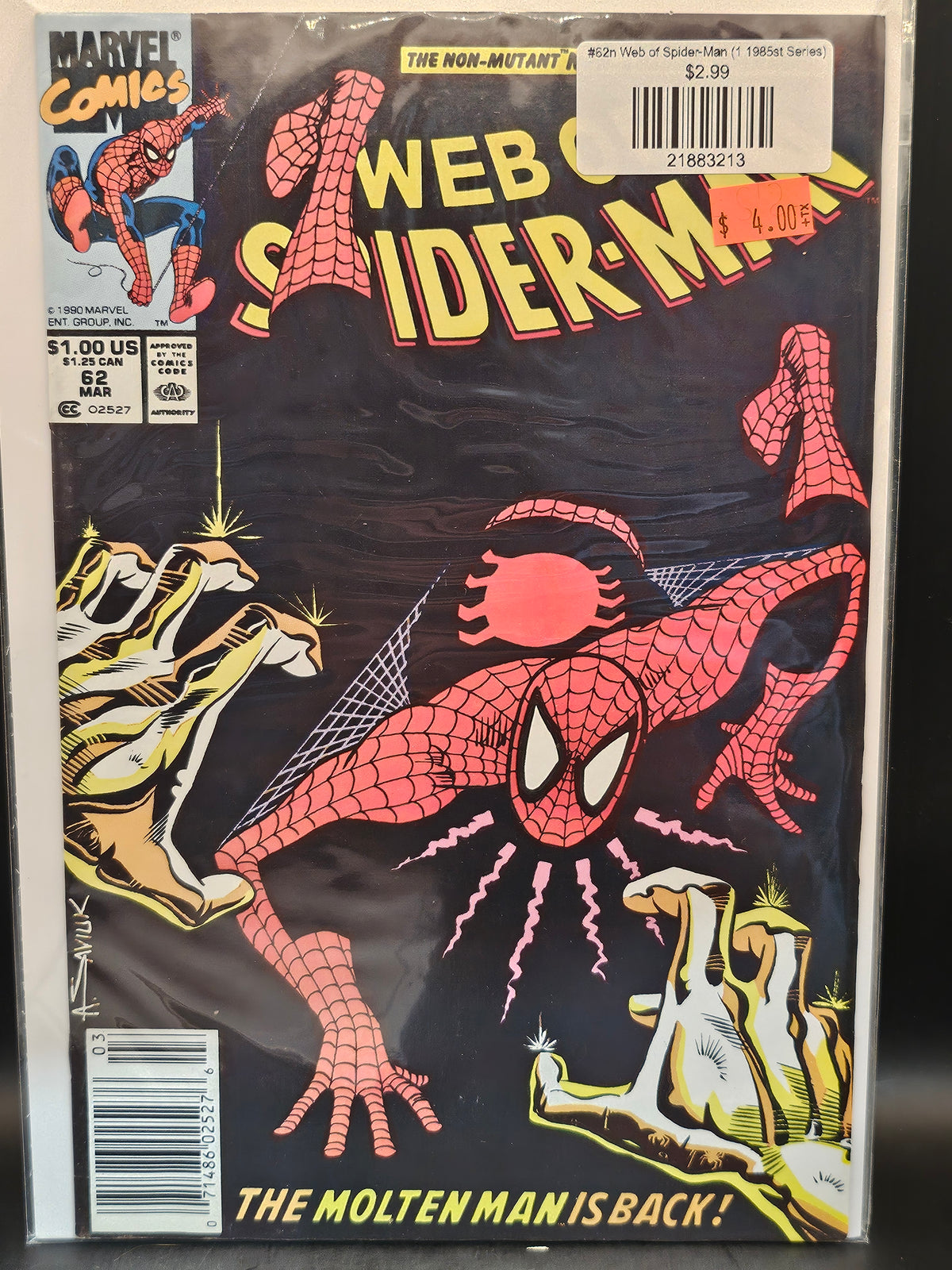 #62n Web of Spider-Man (1985 1st Series)