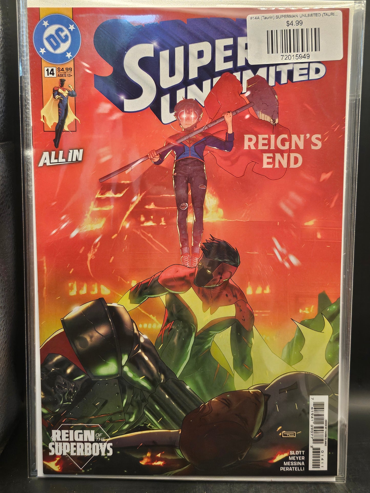 #14A (Taurin) SUPERMAN UNLIMITED (TAURIN CLARKE THE REIGN OF THE SUPERBOYS)