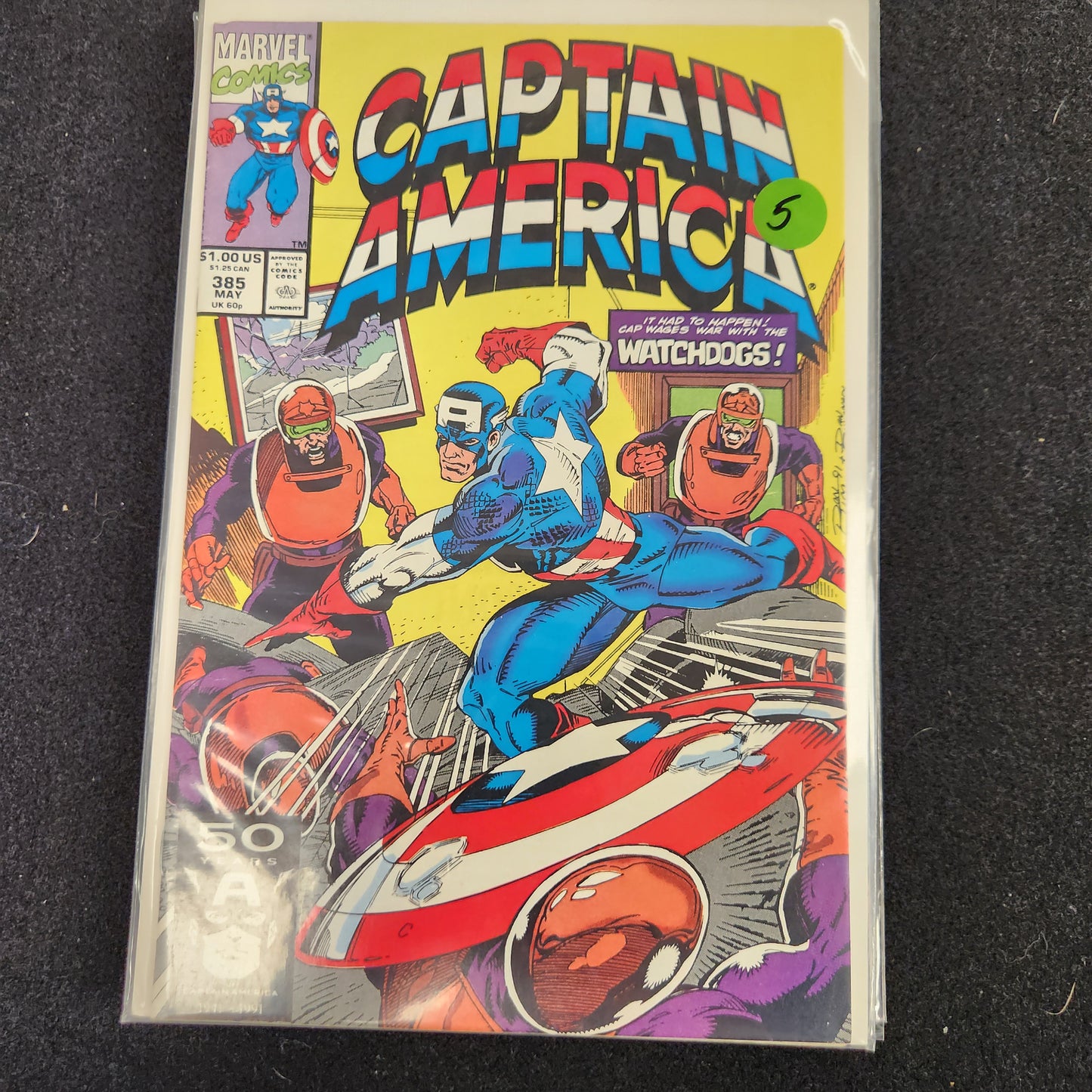 Captain America – Marvel – 1968–1996 – Volume 1 – Ongoing Series – #385