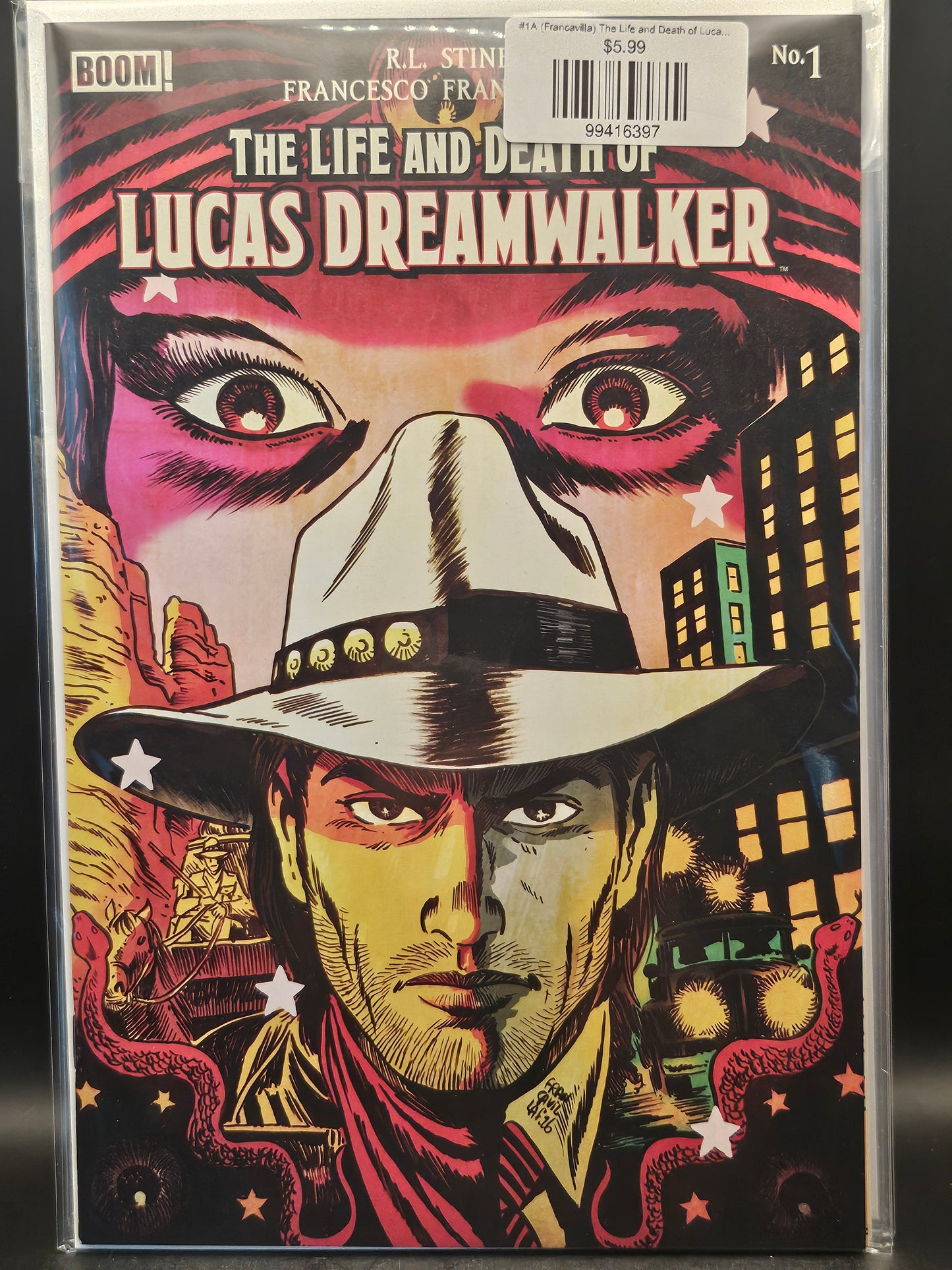 #1A (Francavilla) The Life and Death of Lucas Dreamwalker (Dressed, Francavilla)