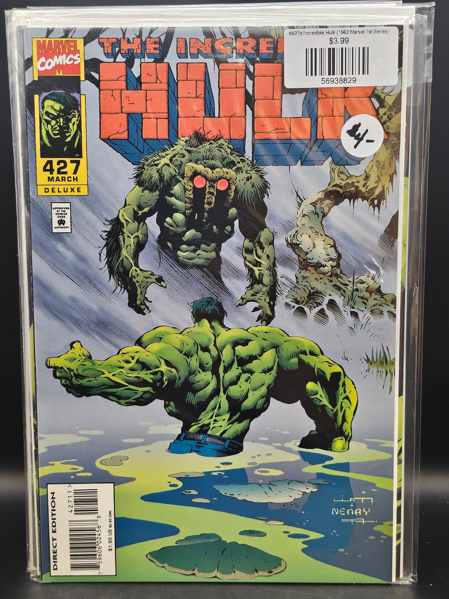 #427d Incredible Hulk (1962 Marvel 1st Series)