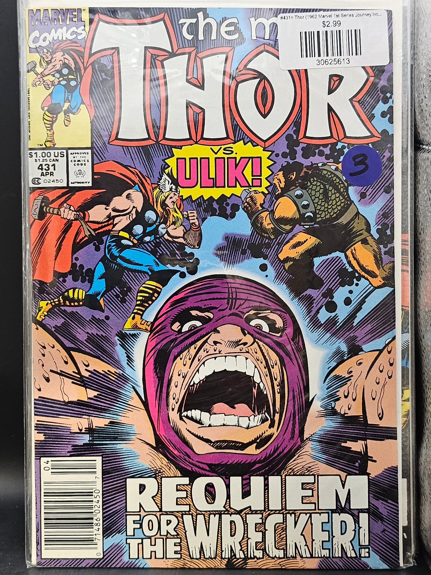 #431n Thor (1962 Marvel 1st Series Journey Into Mystery)