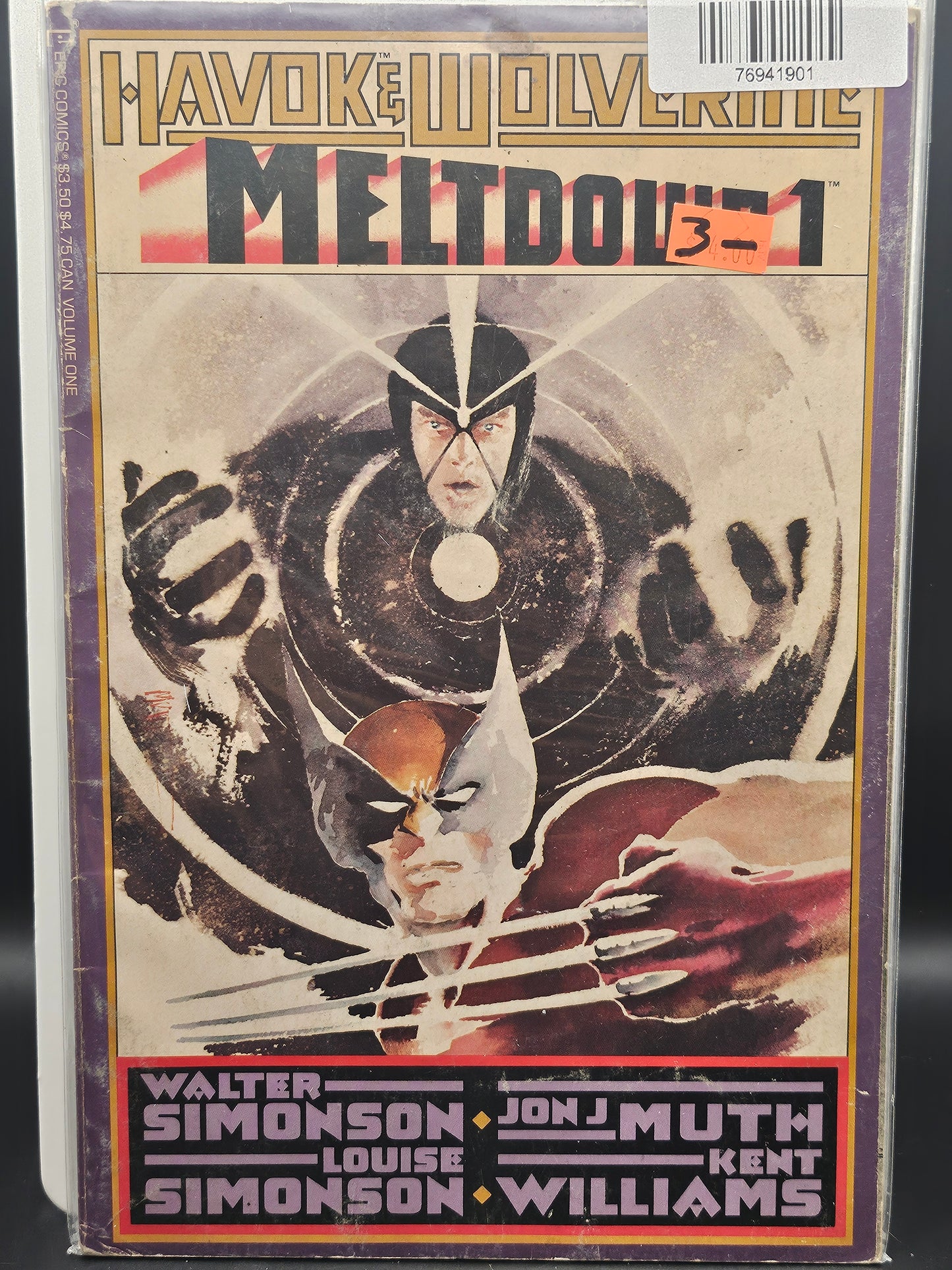 #1 Havok and Wolverine Meltdown (1988)