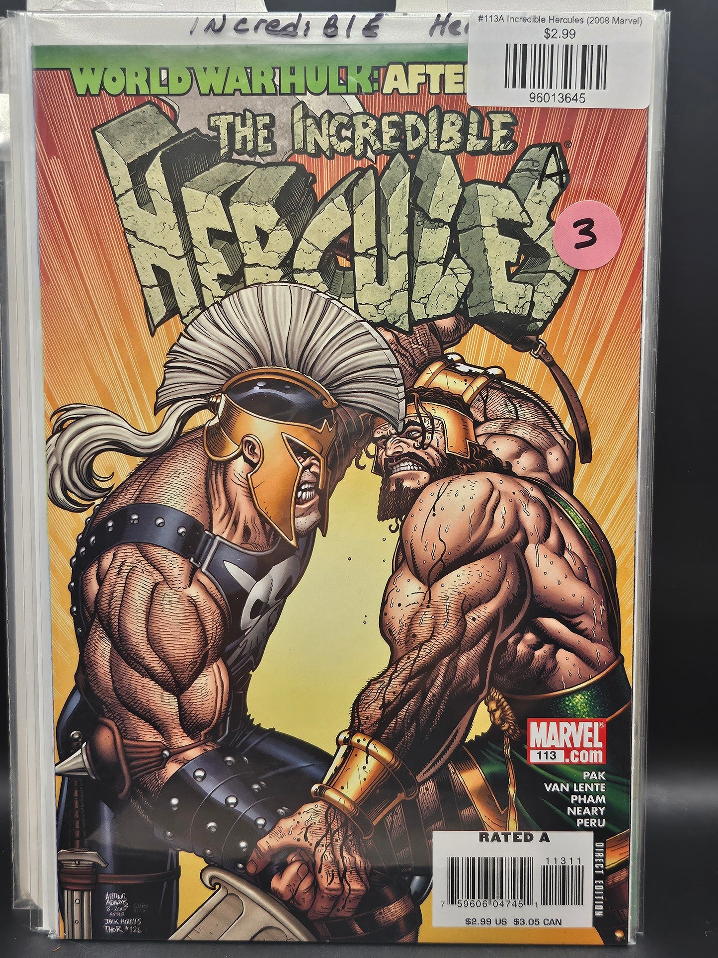 #113A Incredible Hercules (2008 Marvel)