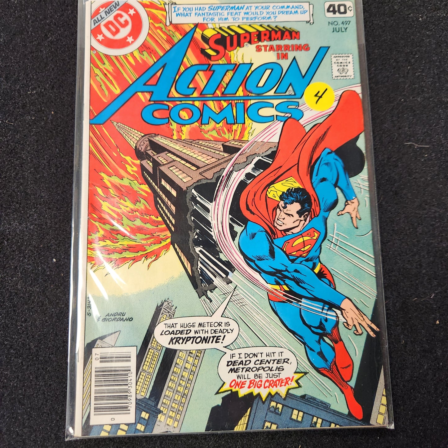 Action Comics #497 - The Huge Meteor (DC 1979)