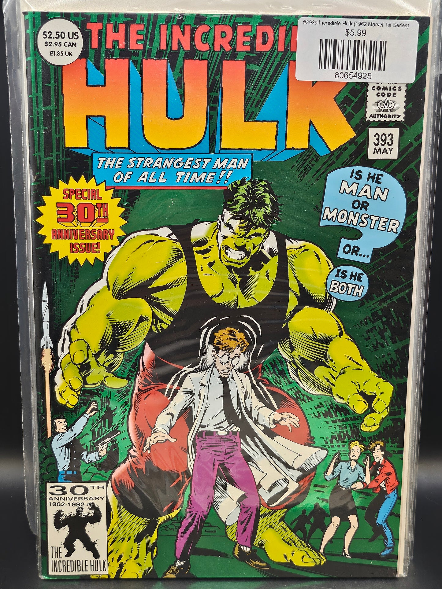 #393d Incredible Hulk (1962 Marvel 1st Series)