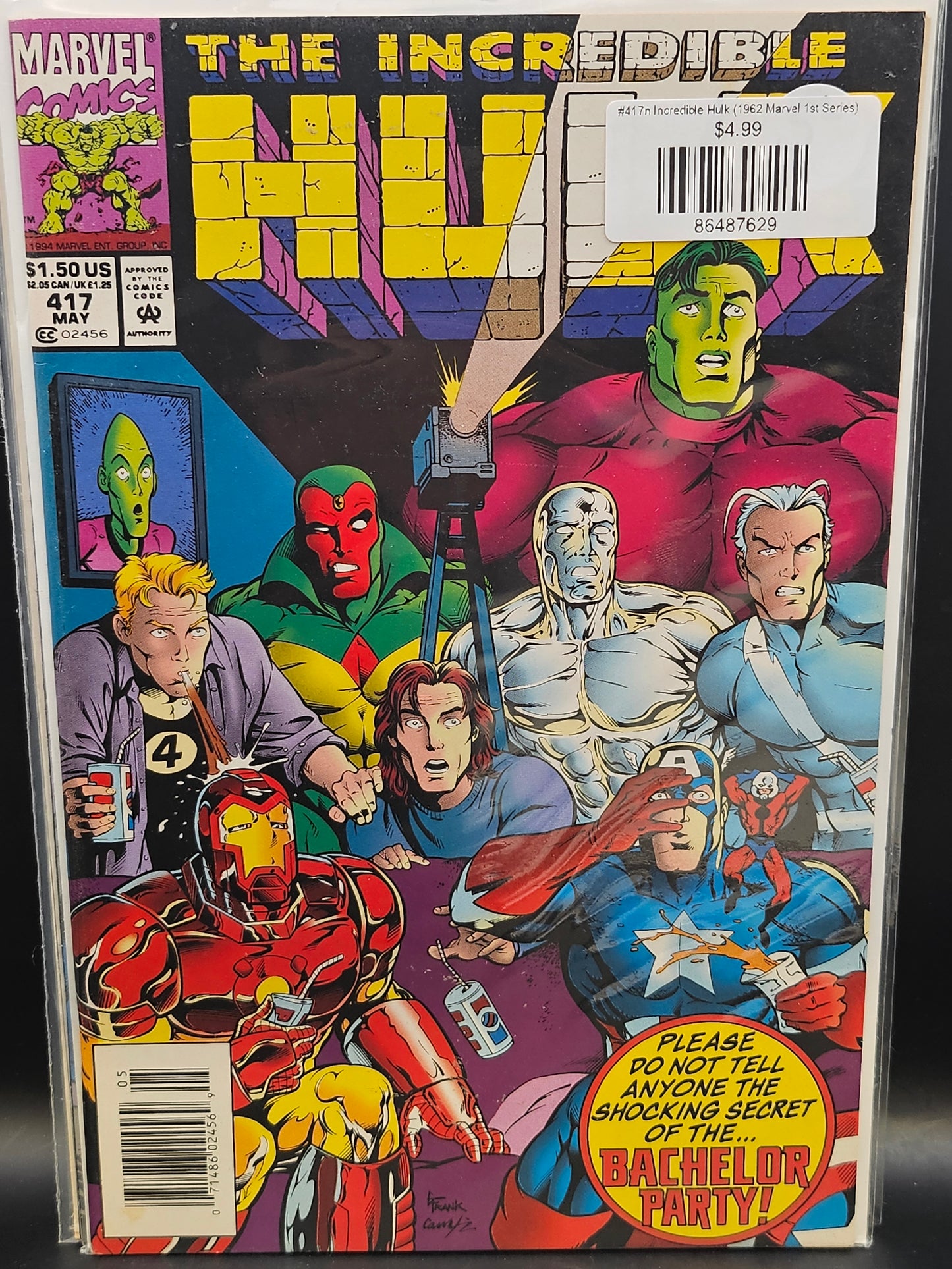 #417n Incredible Hulk (1962 Marvel 1st Series)