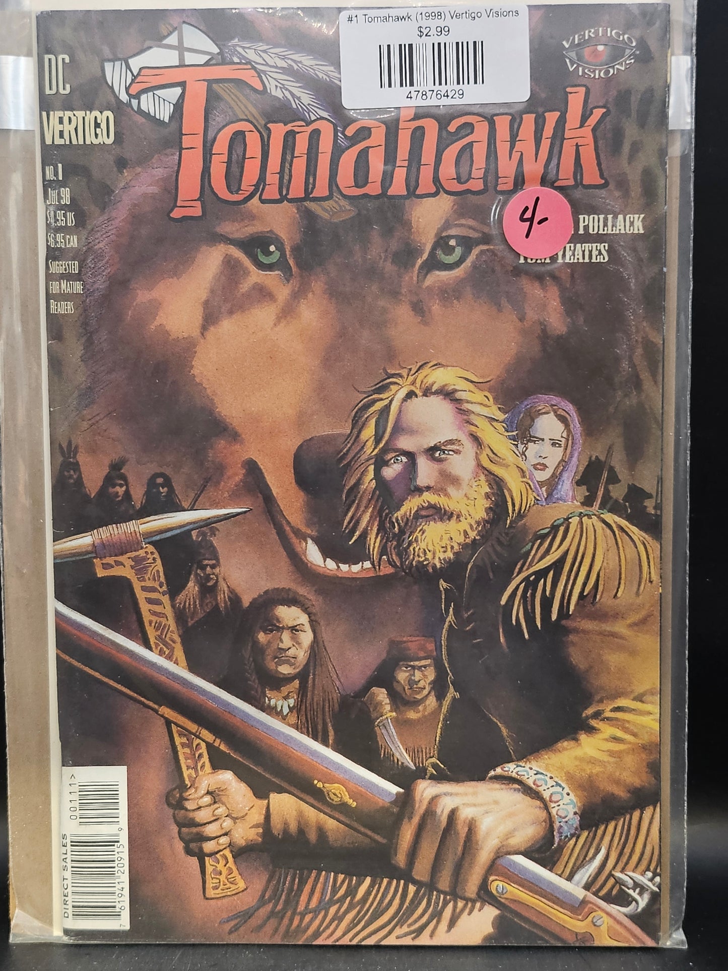 #1 Tomahawk (1998) Vertigo Visions