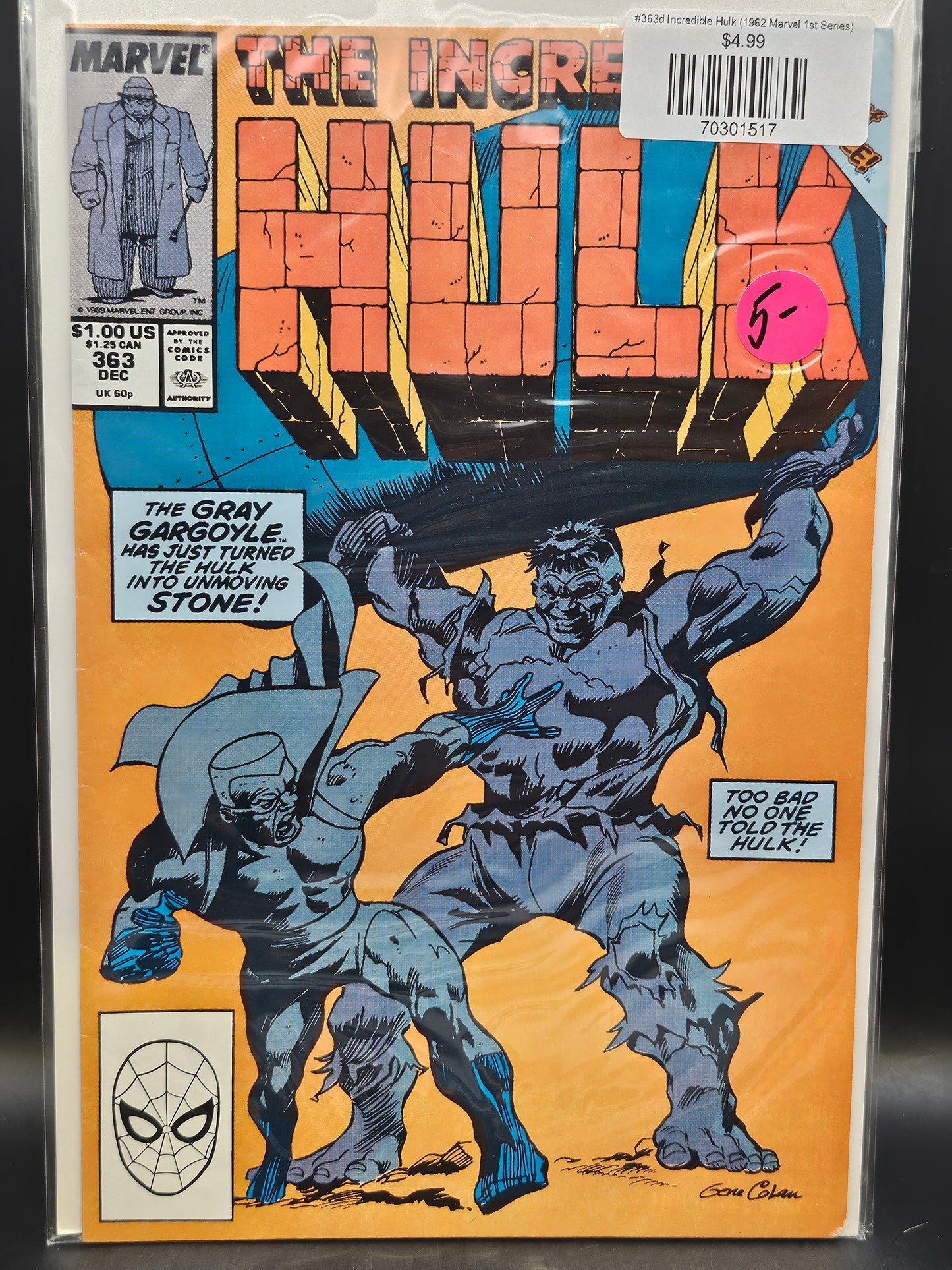 #363d Incredible Hulk (1962 Marvel 1st Series)