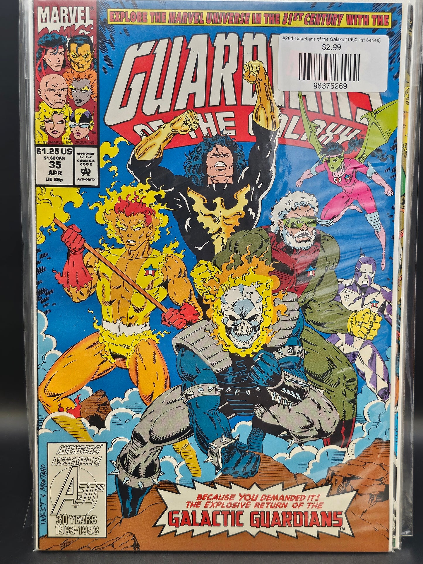 #35d Guardians of the Galaxy (1990 1st Series)